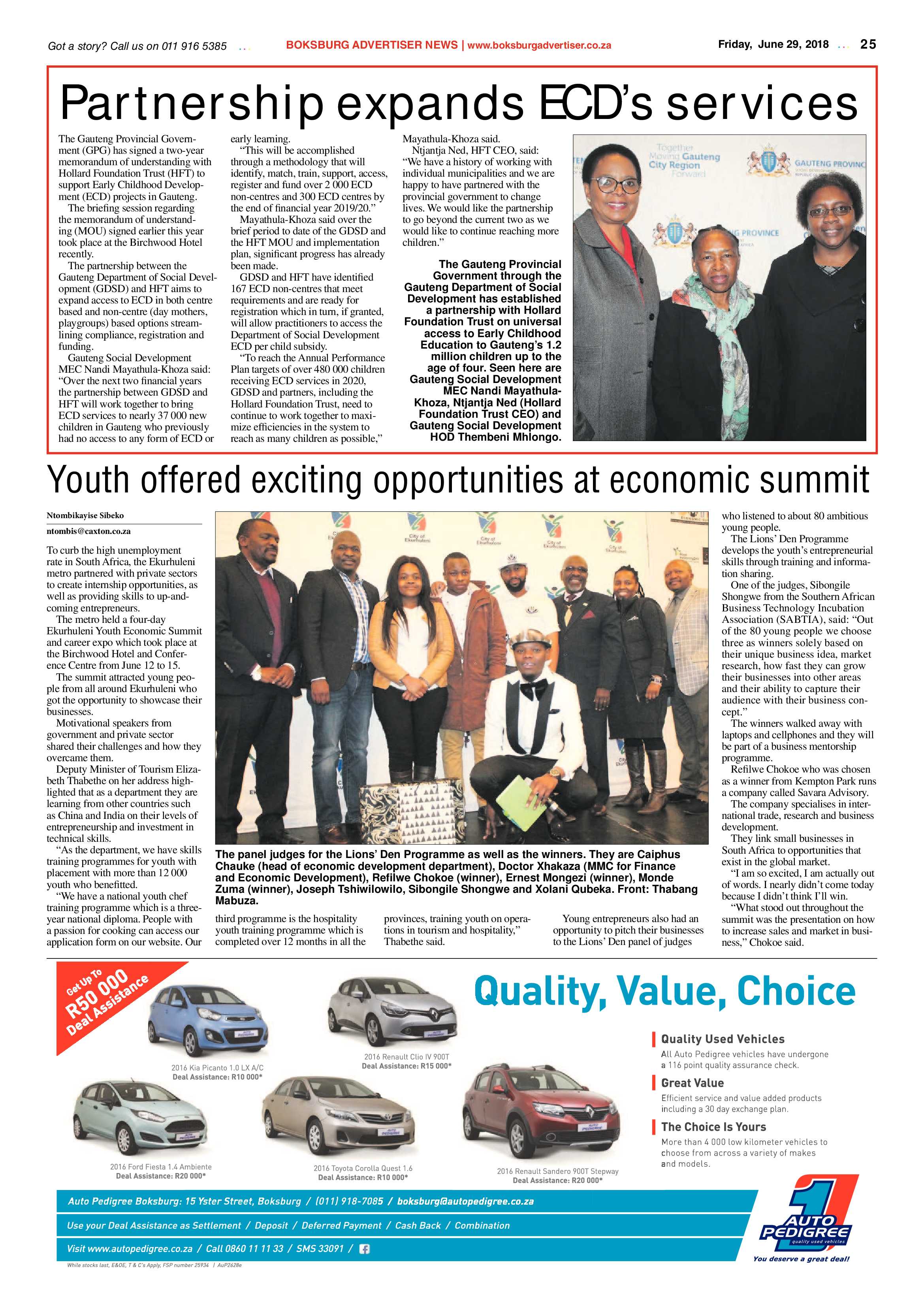Boksburg Advertiser 26 June 2018 page 25