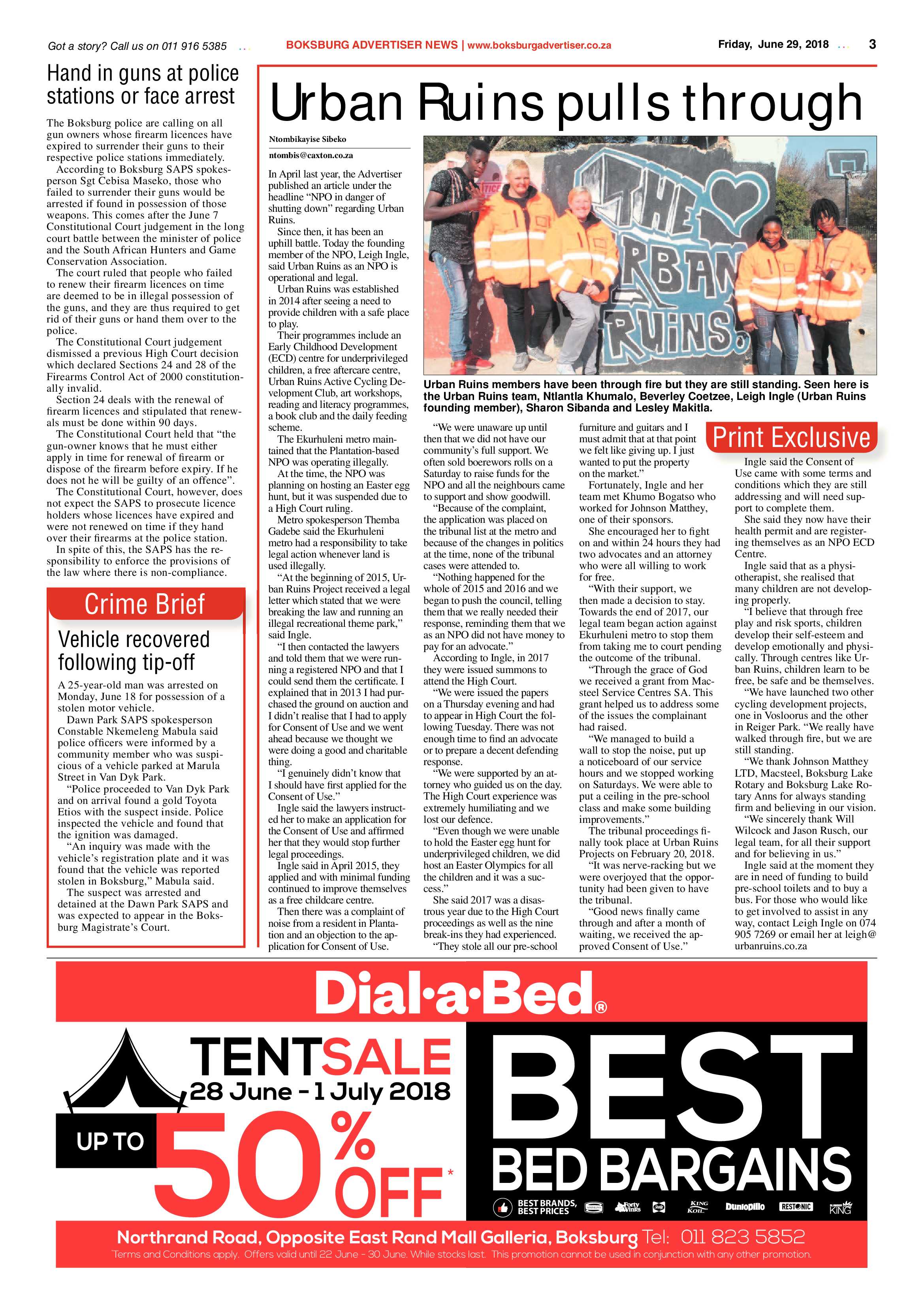 Boksburg Advertiser 26 June 2018 page 3