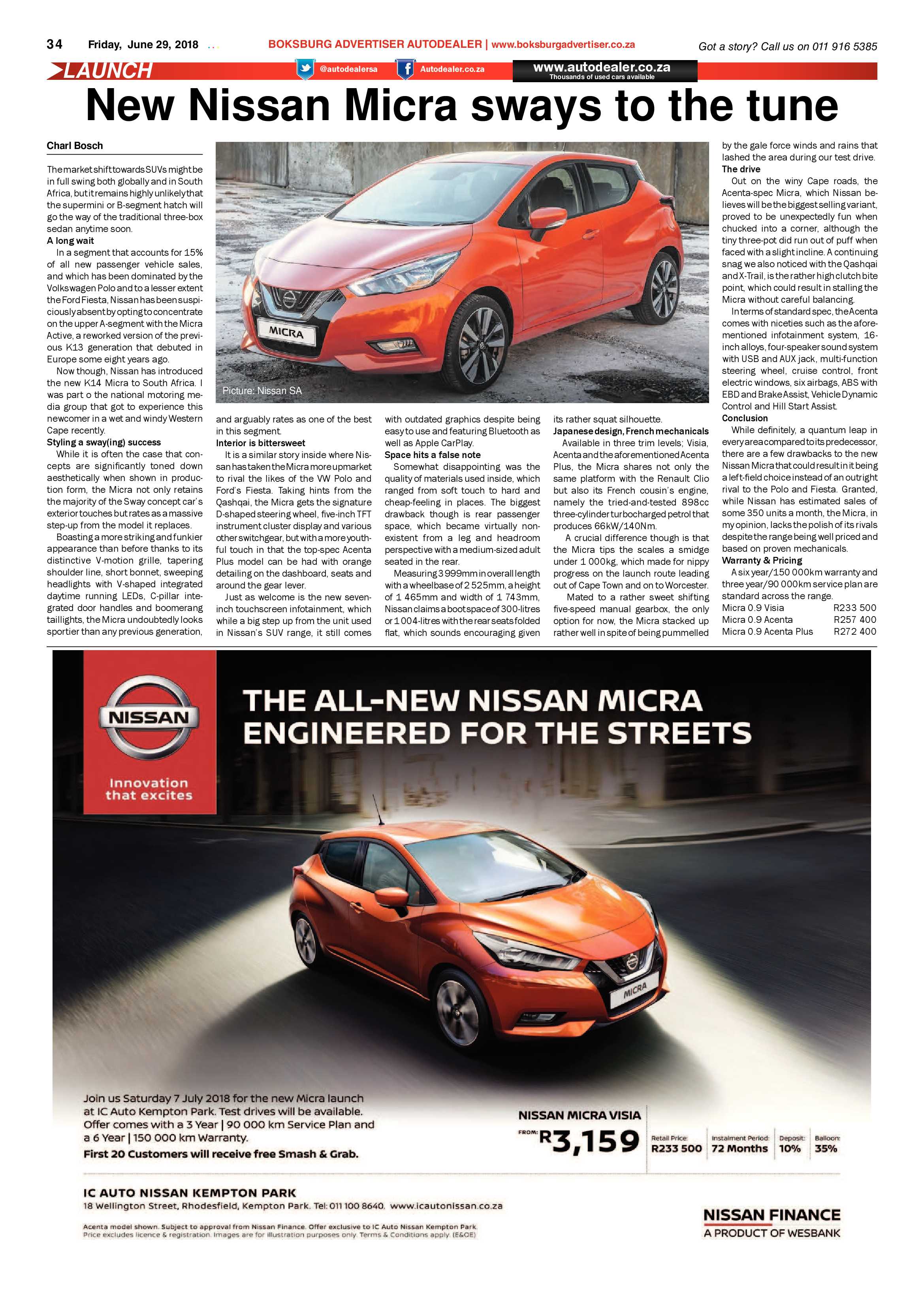 Boksburg Advertiser 26 June 2018 page 34