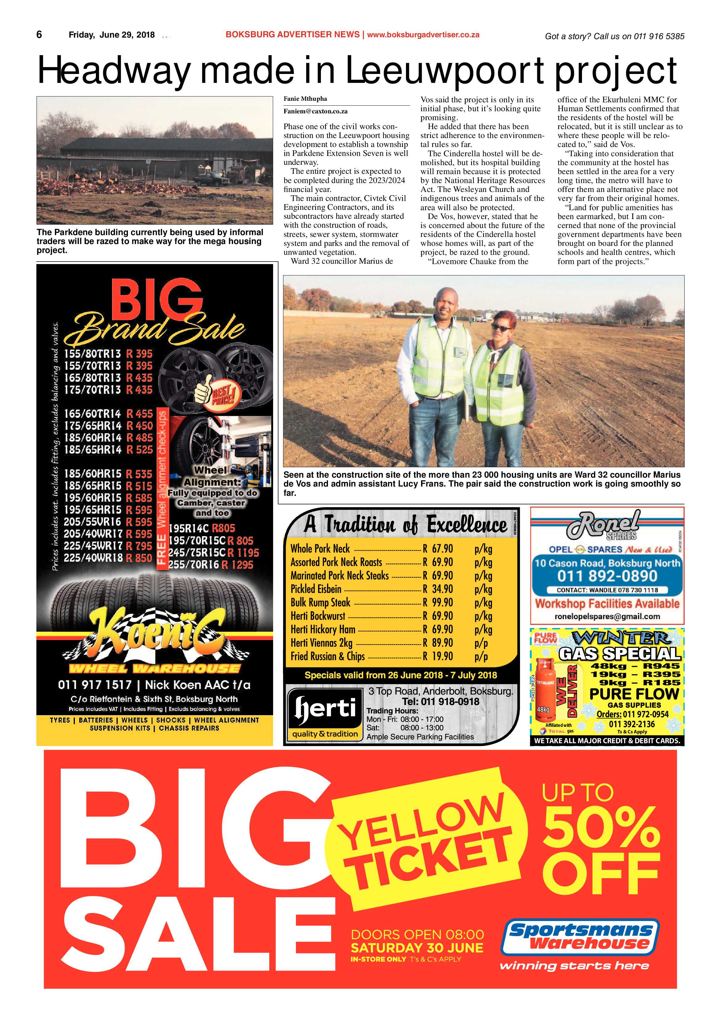 Boksburg Advertiser 26 June 2018 page 6