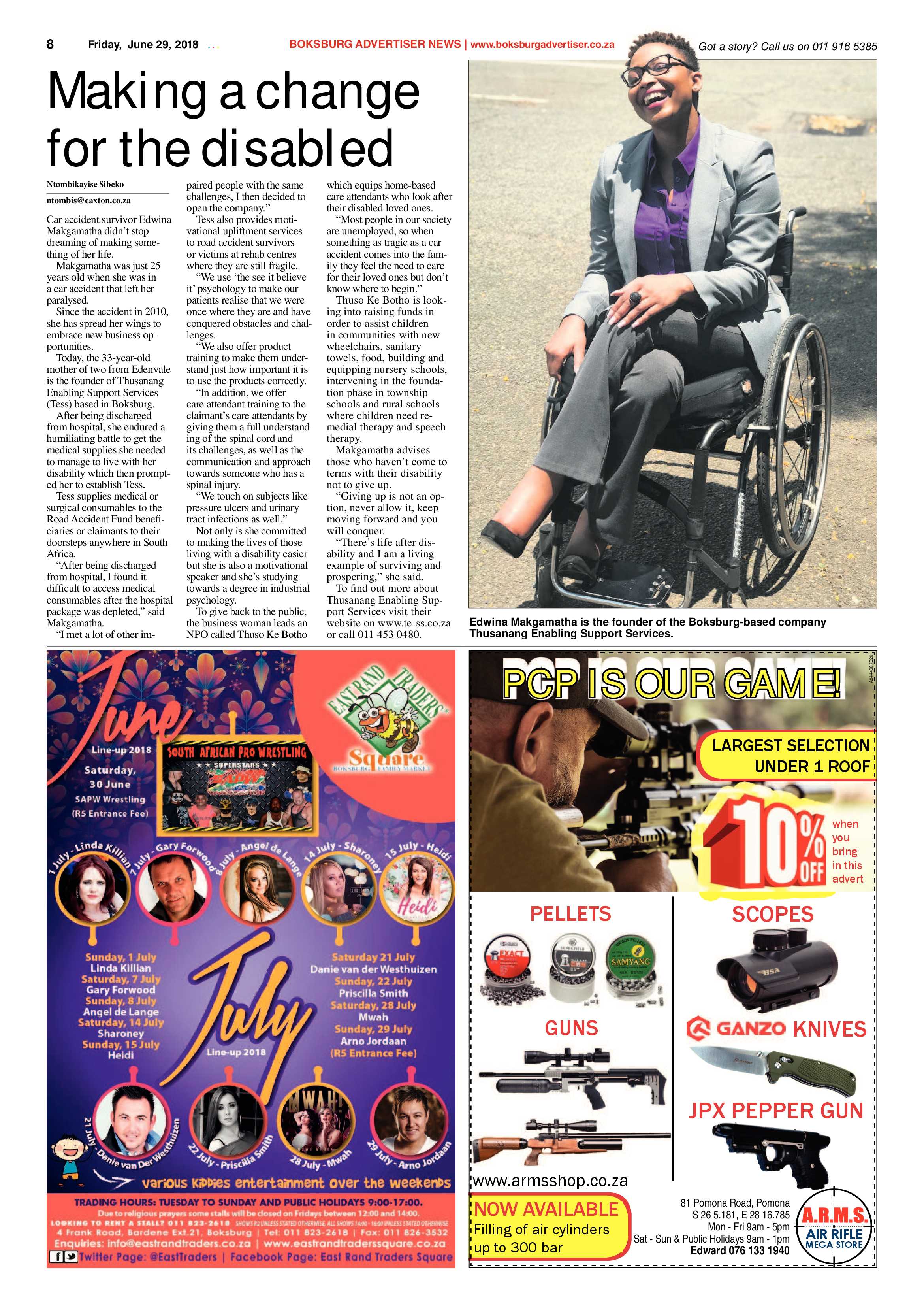 Boksburg Advertiser 26 June 2018 page 8