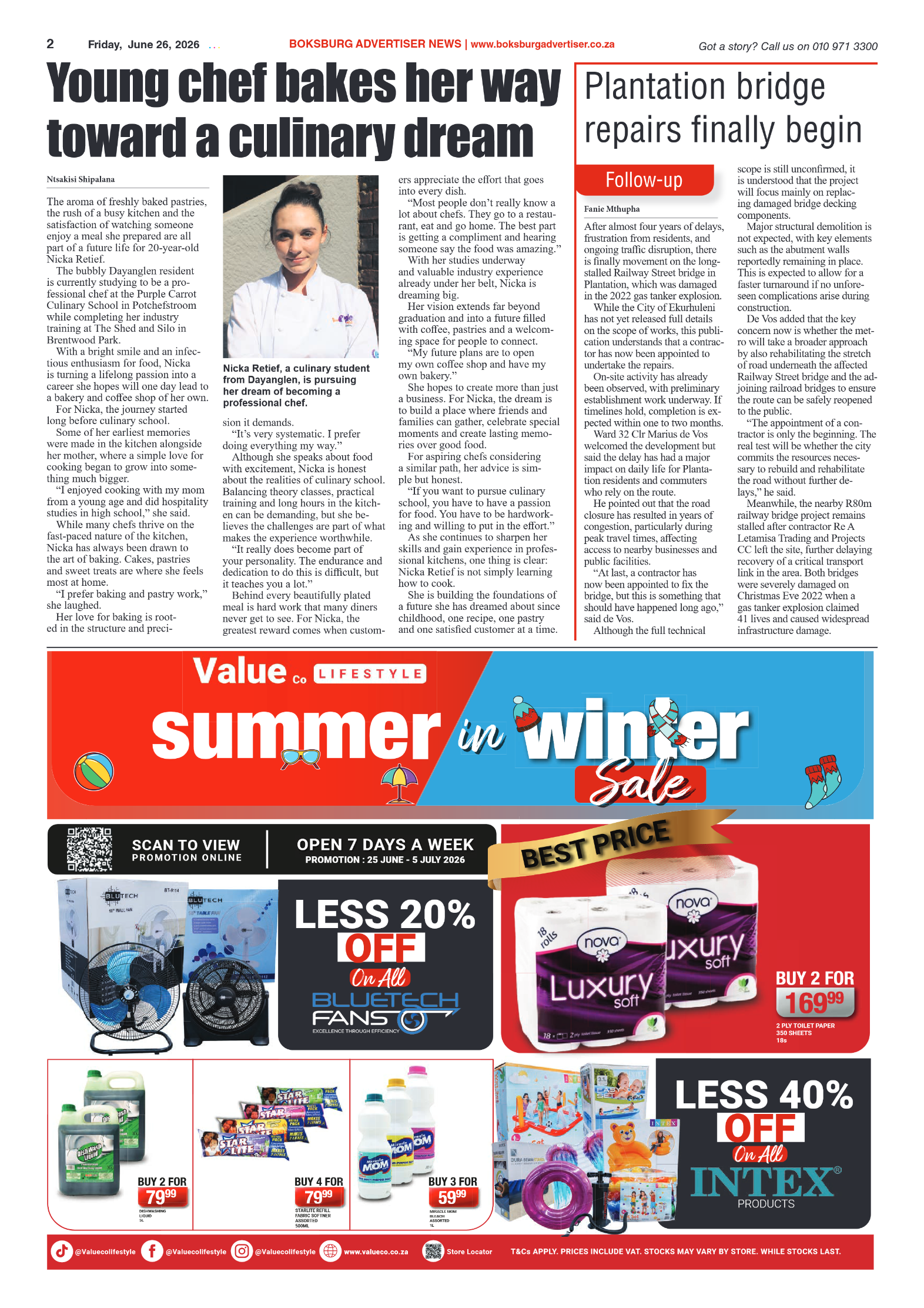 Boksburg Advertiser 26 June 2026 page 2