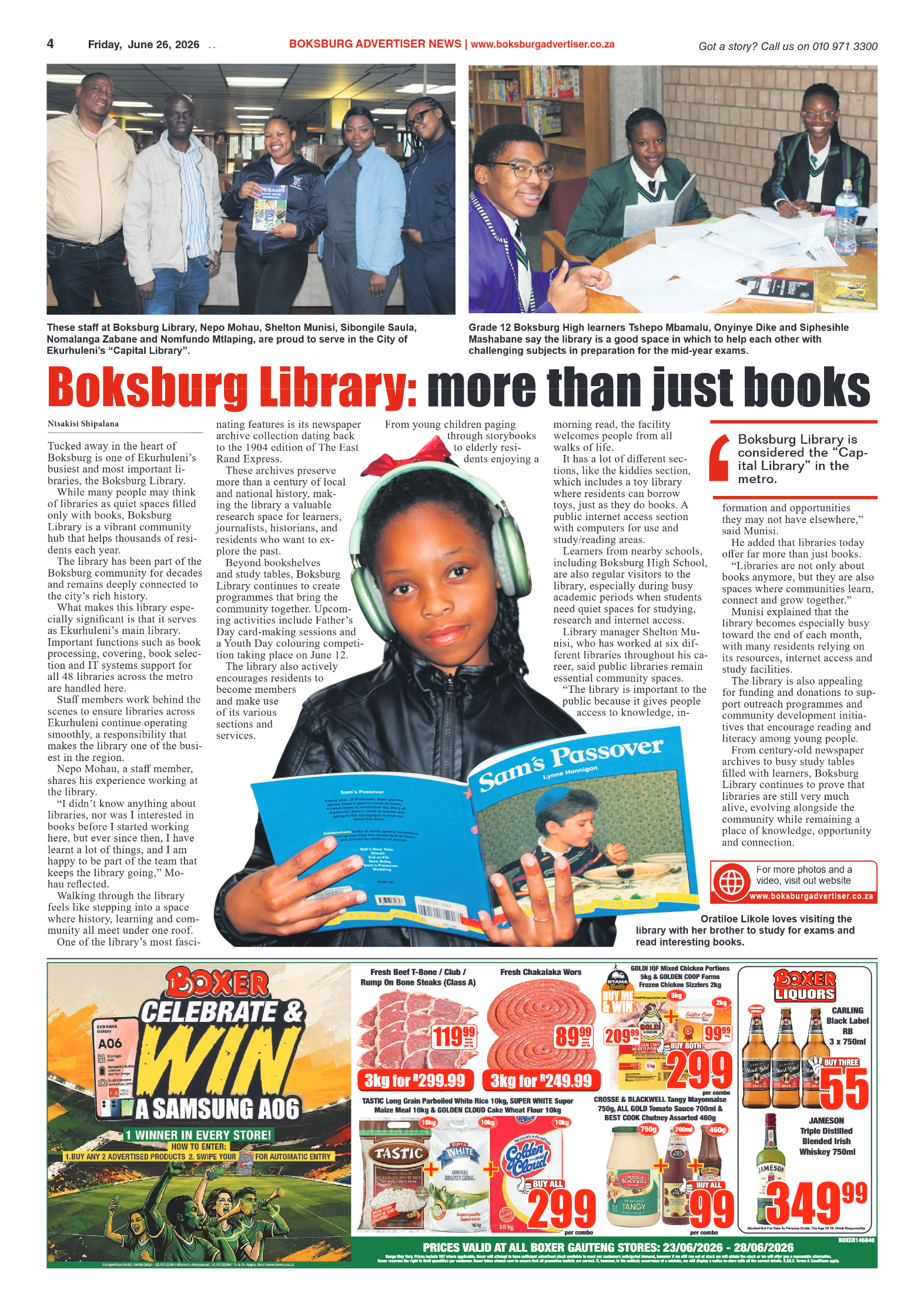 Boksburg Advertiser 26 June 2026 page 4