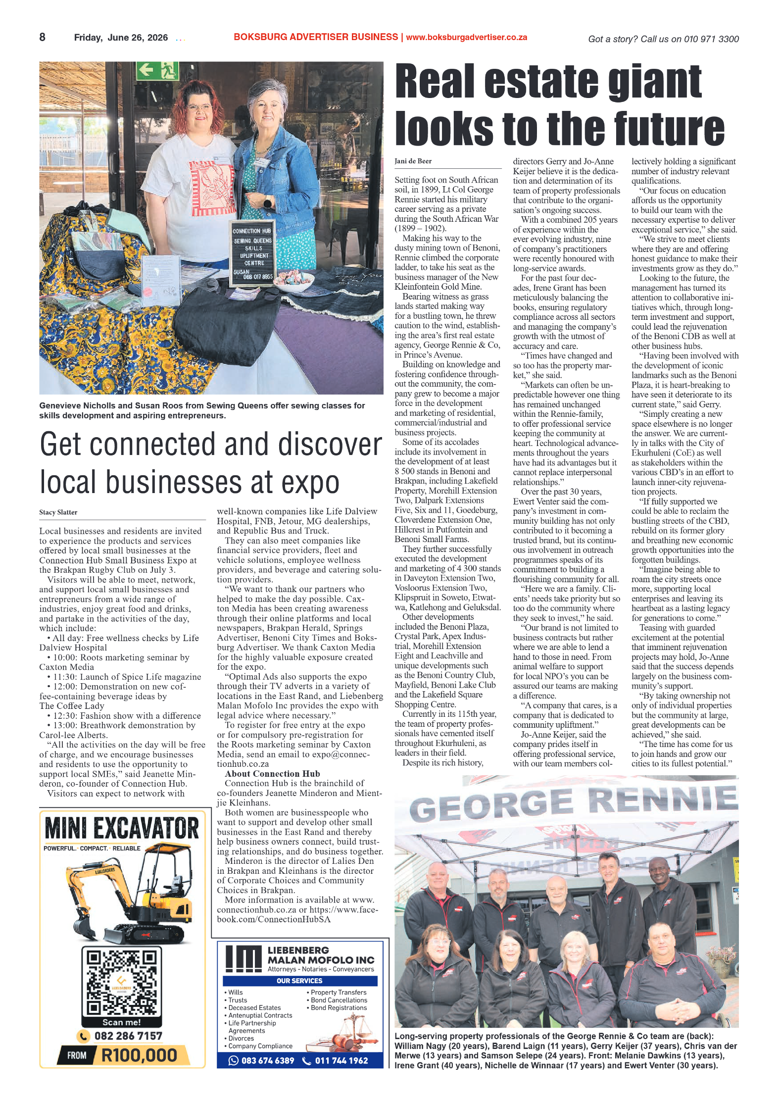 Boksburg Advertiser 26 June 2026 page 8