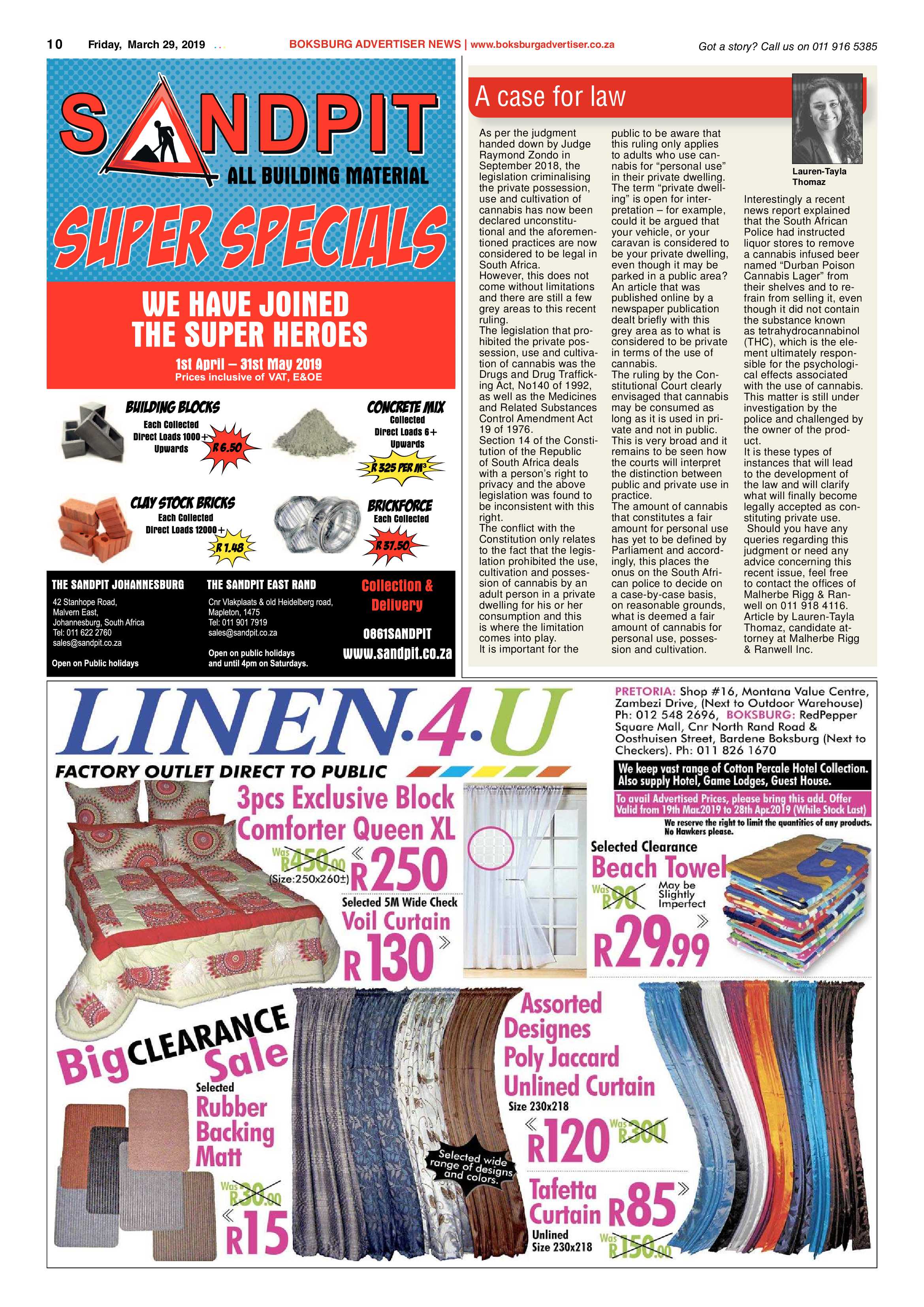 Boksburg Advertiser 26 March 2019 page 10