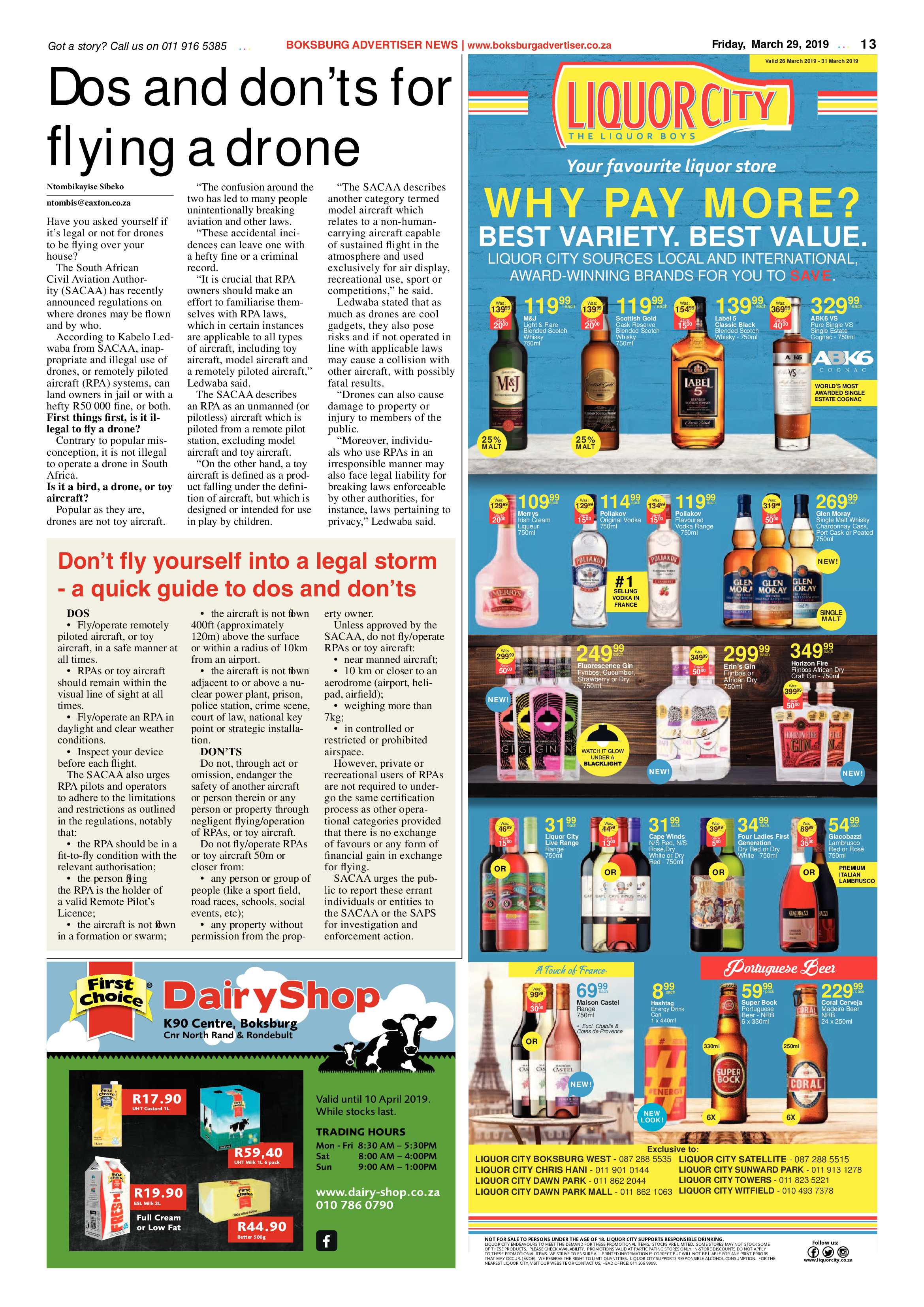 Boksburg Advertiser 26 March 2019 page 13