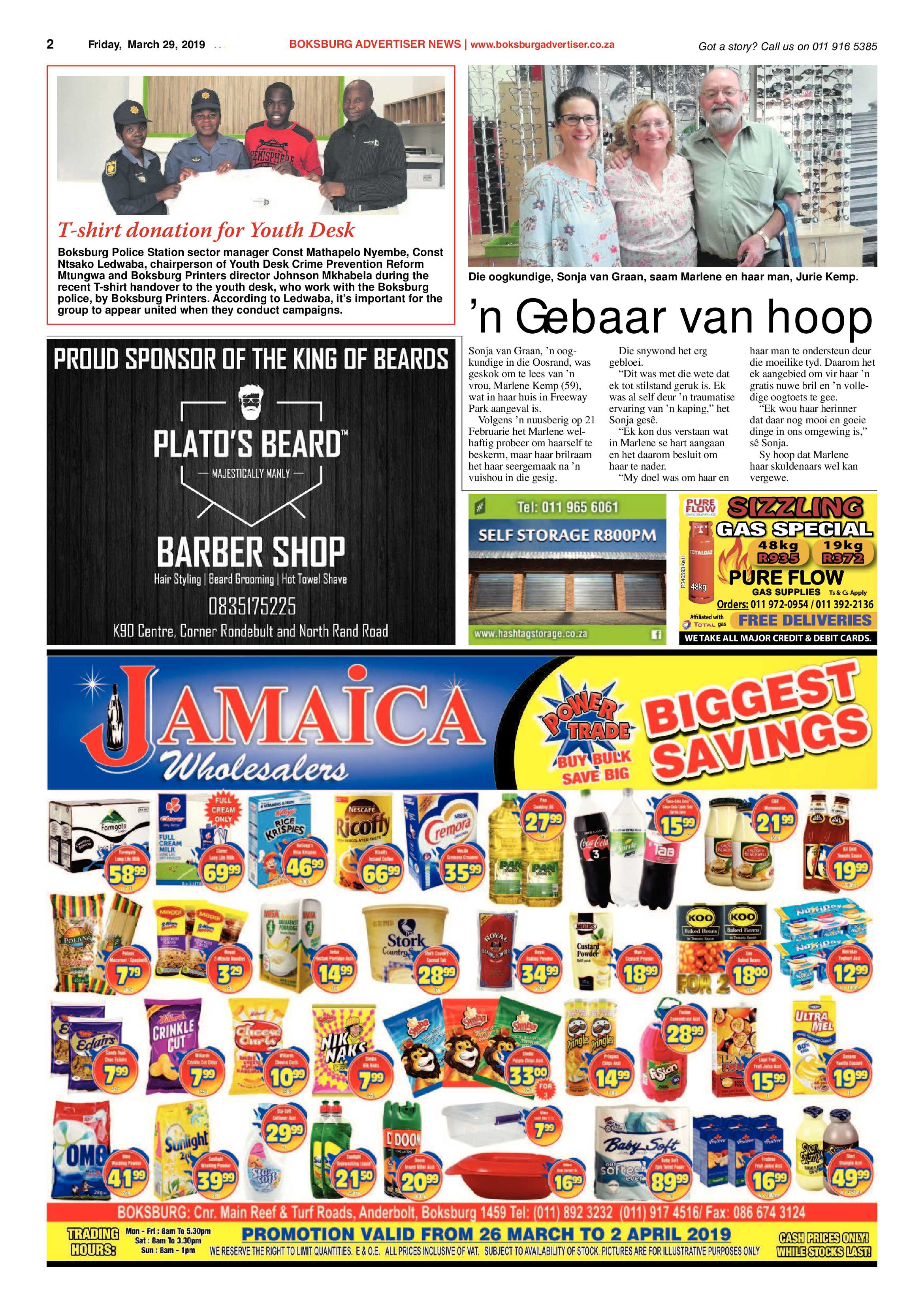 Boksburg Advertiser 26 March 2019 page 2