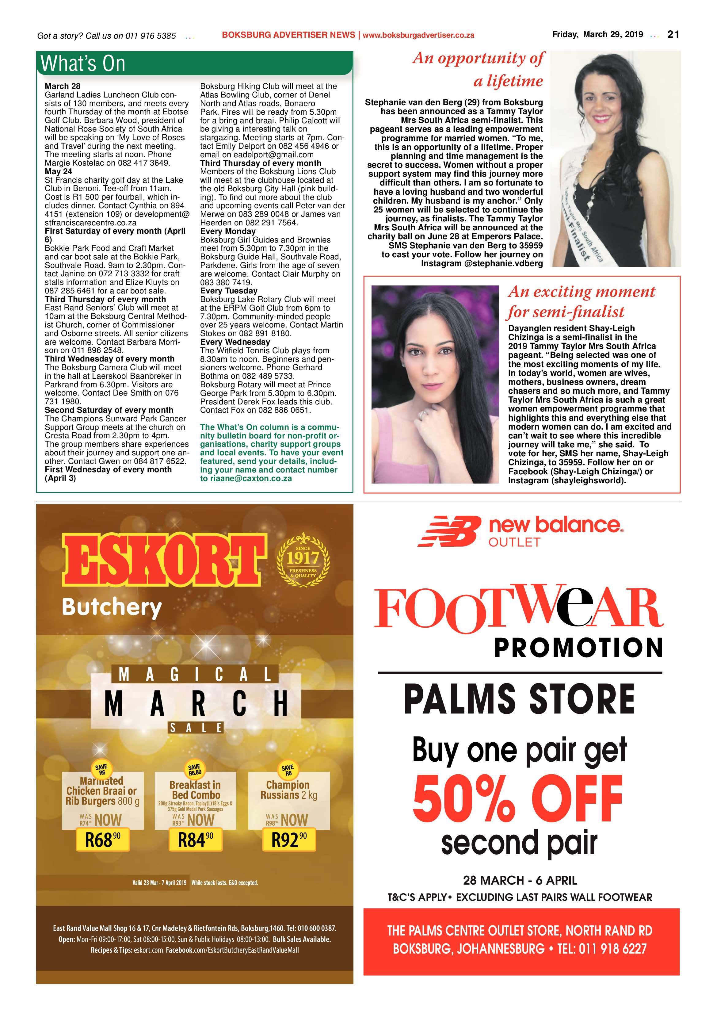 Boksburg Advertiser 26 March 2019 page 21