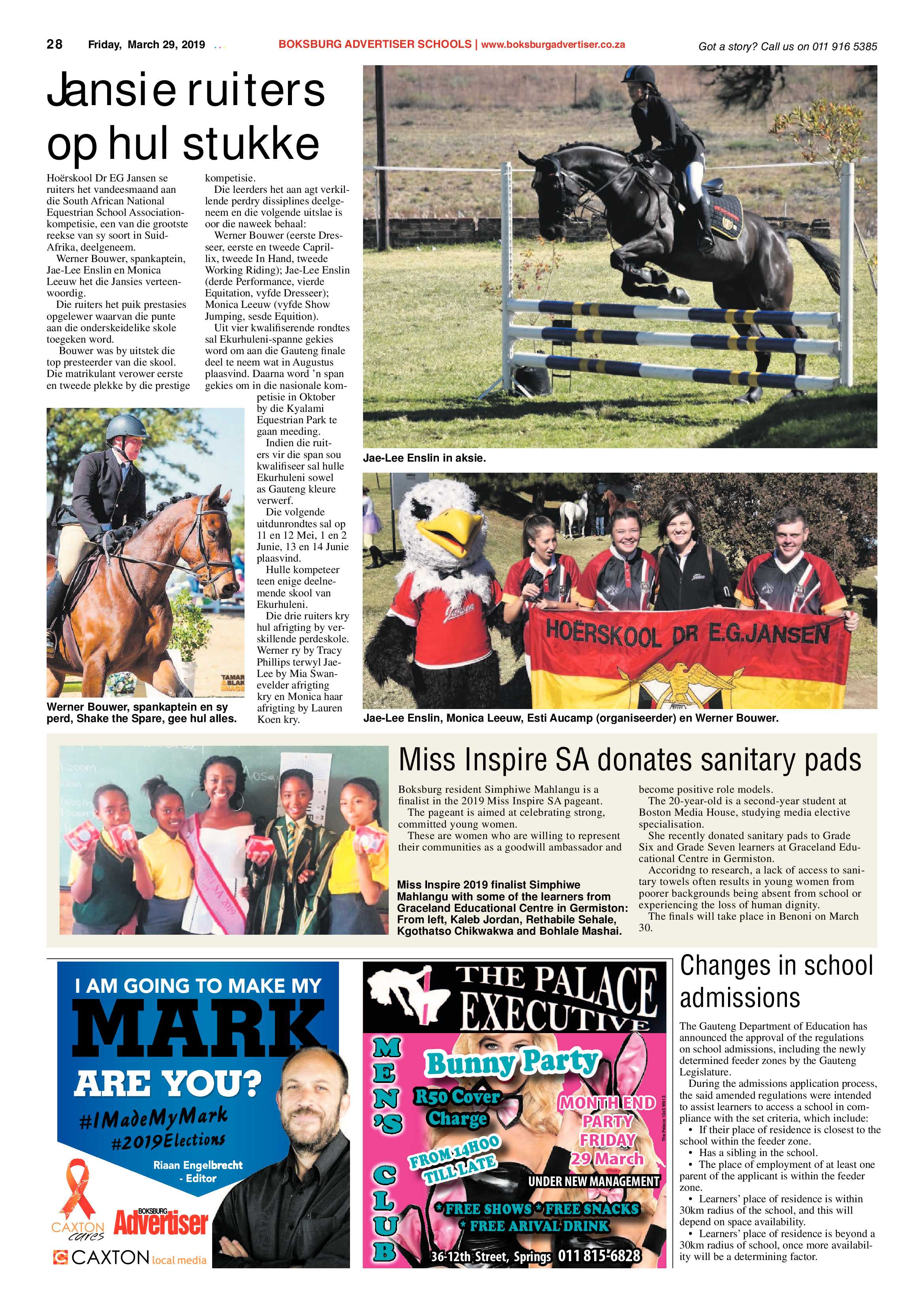 Boksburg Advertiser 26 March 2019 page 28