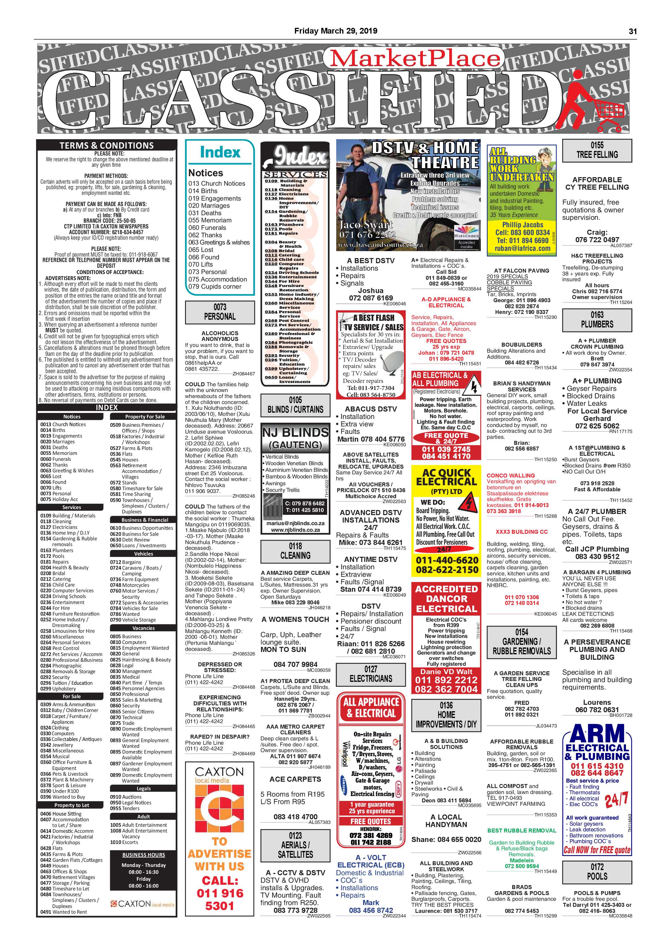 Boksburg Advertiser 26 March 2019 page 31