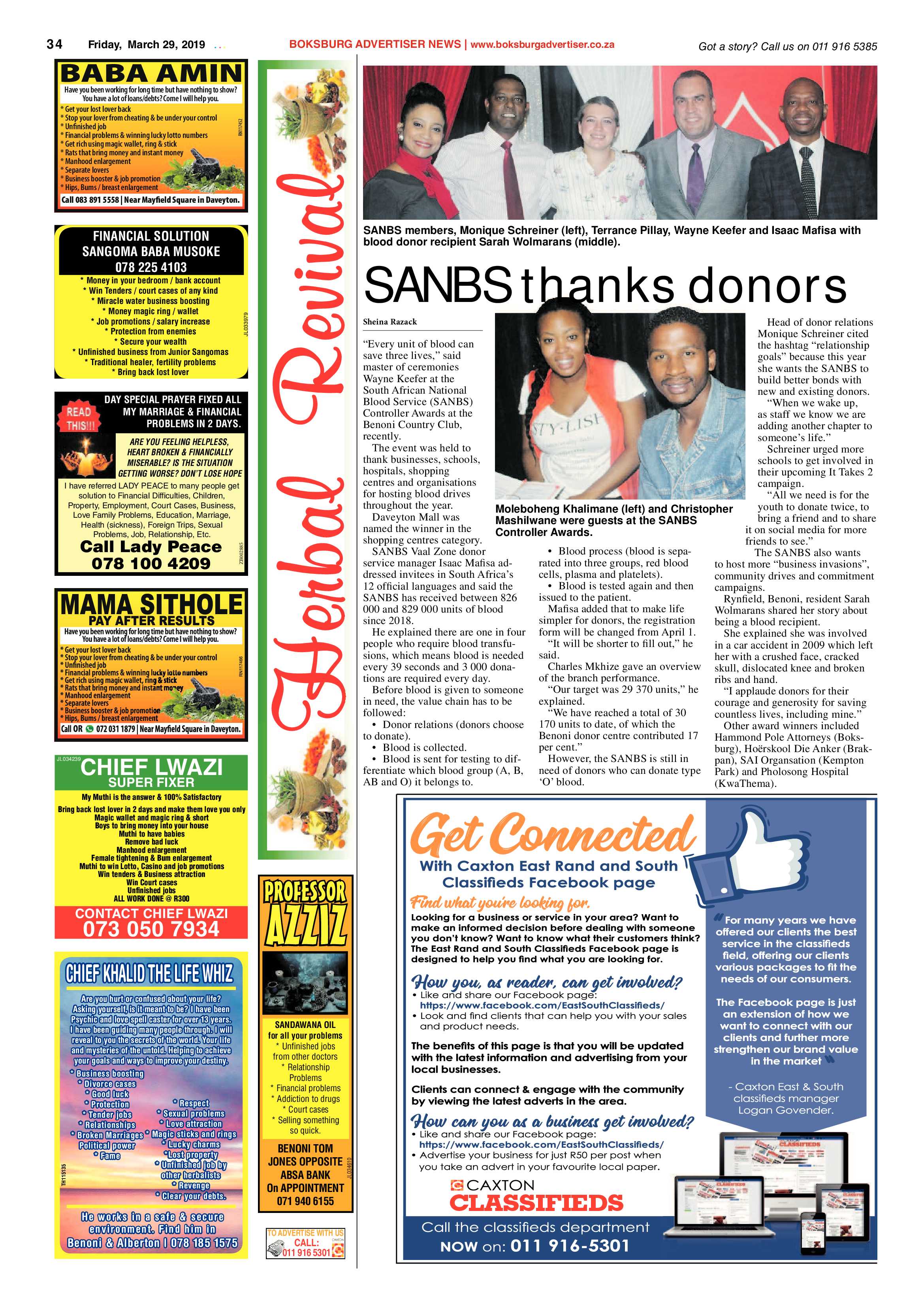 Boksburg Advertiser 26 March 2019 page 34