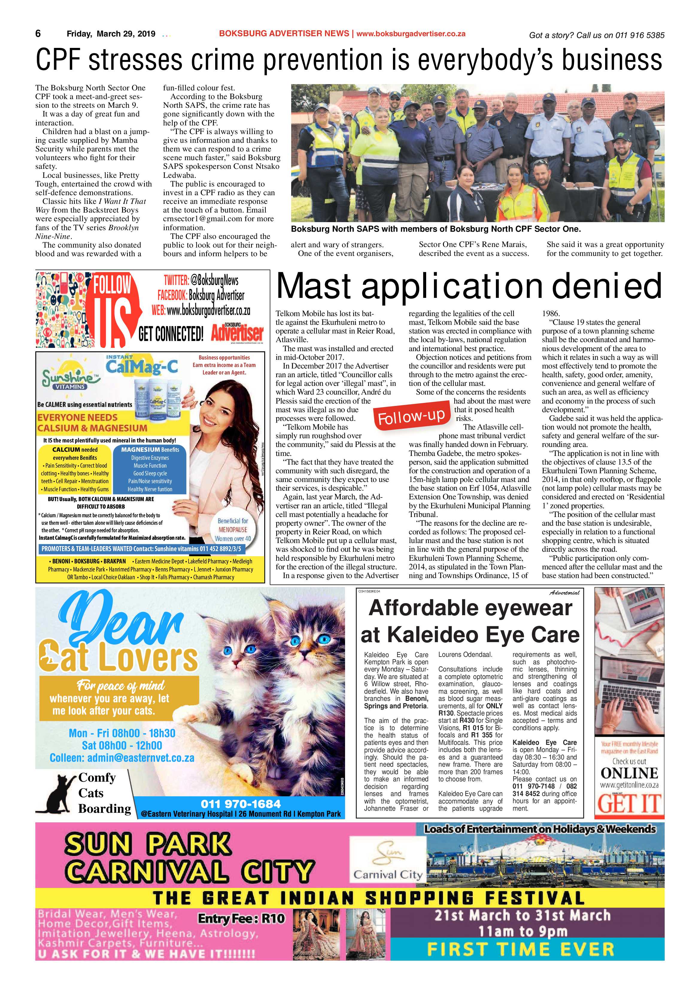 Boksburg Advertiser 26 March 2019 page 6