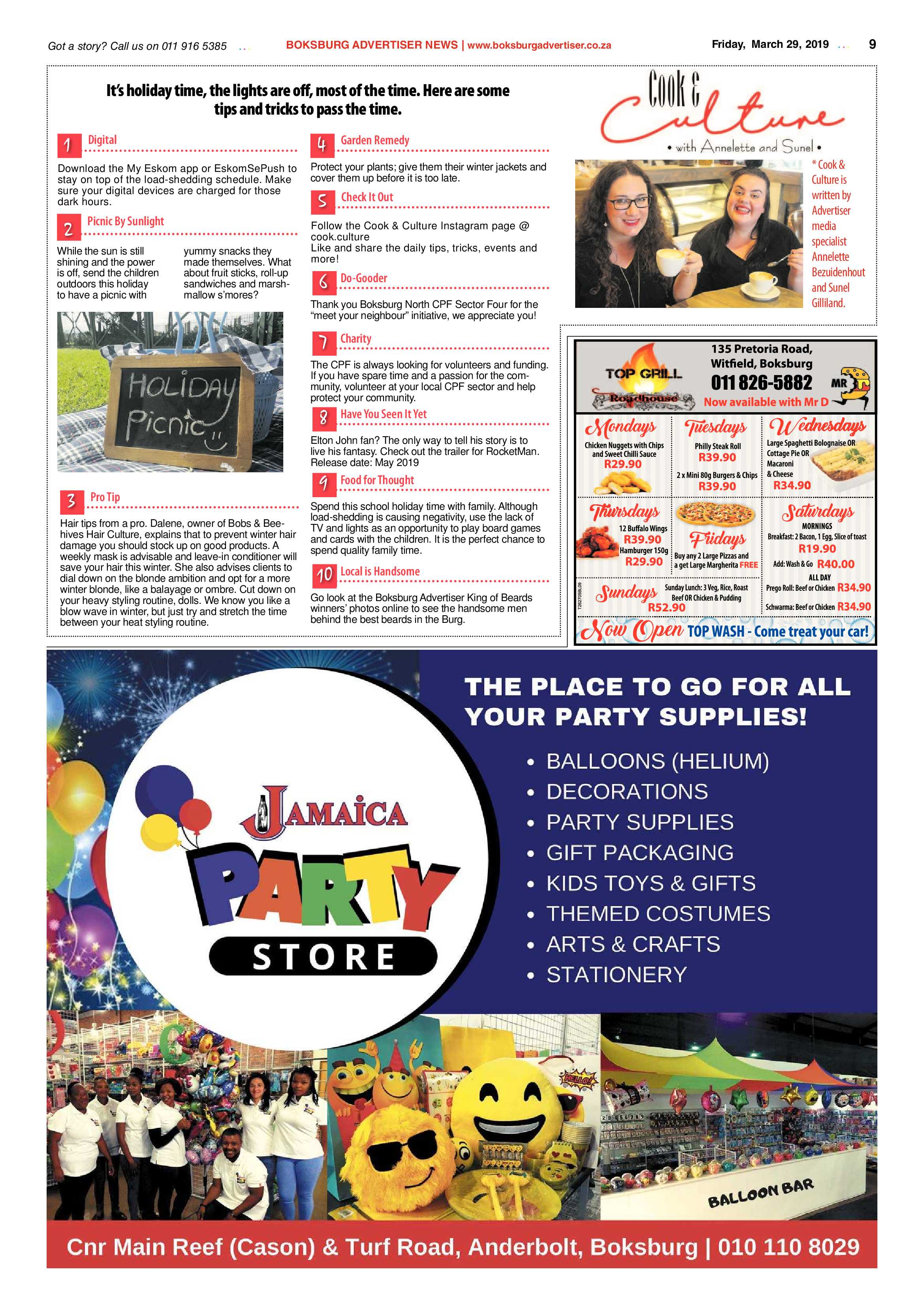 Boksburg Advertiser 26 March 2019 page 9