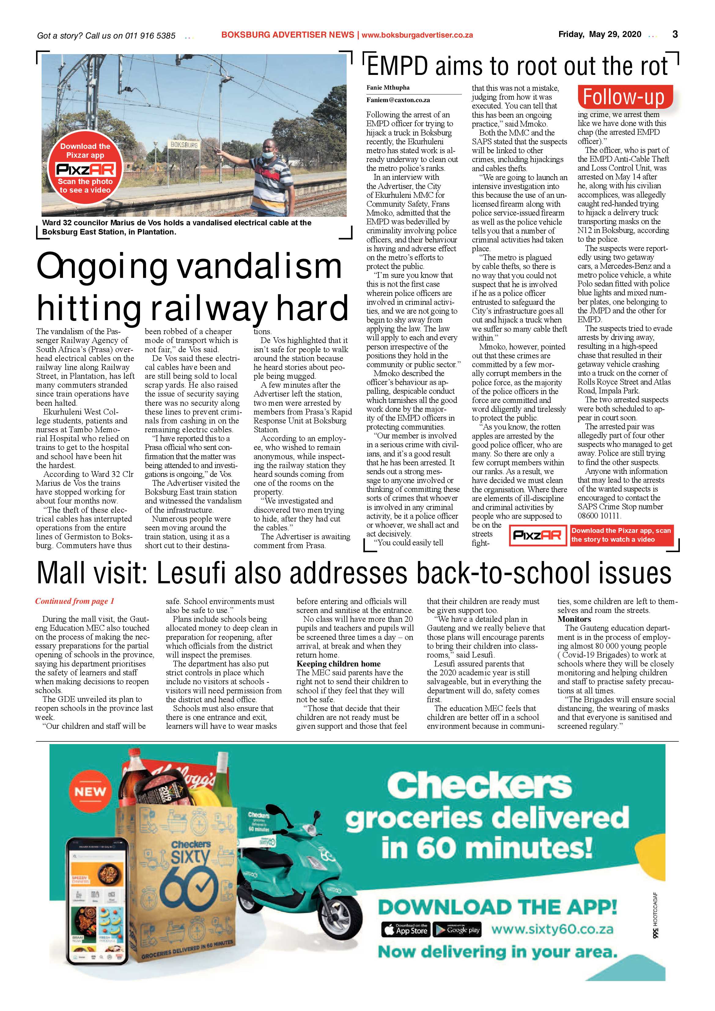 Boksburg Advertiser 26 May 2020 page 3