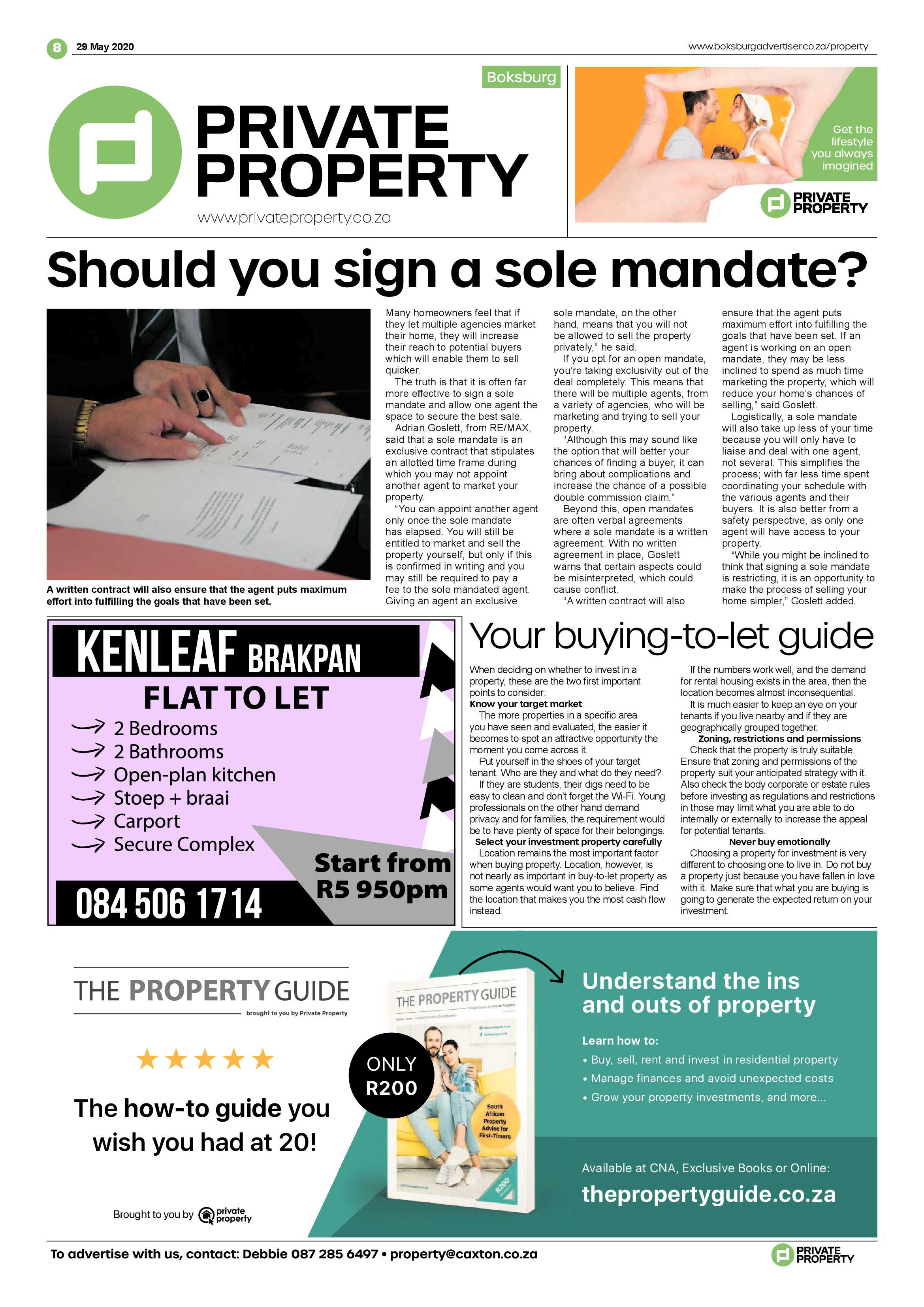 Boksburg Advertiser 26 May 2020 page 8