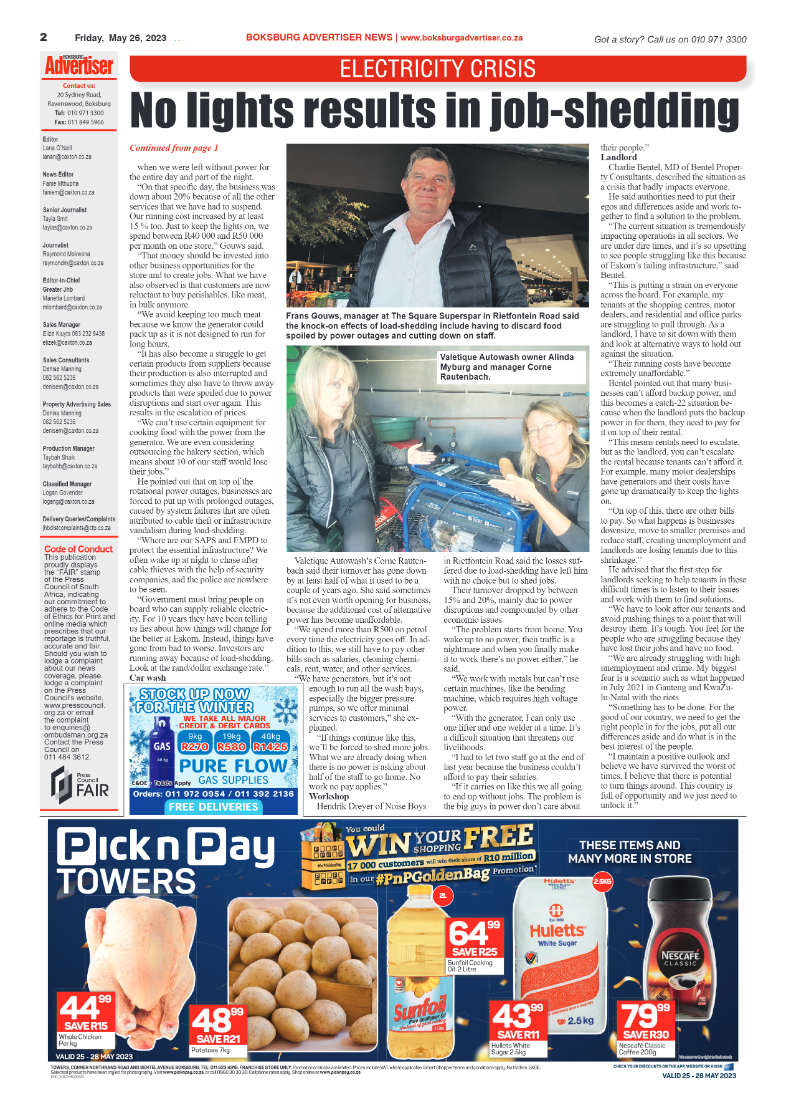 Boksburg Advertiser 26 May 2023 page 2