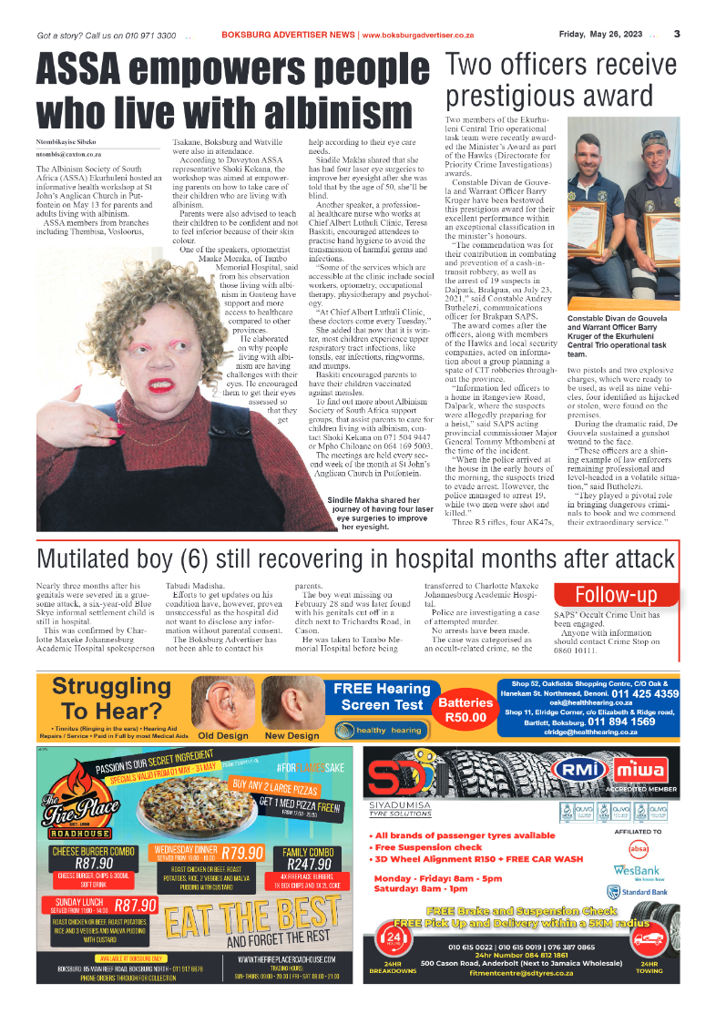 Boksburg Advertiser 26 May 2023 page 3