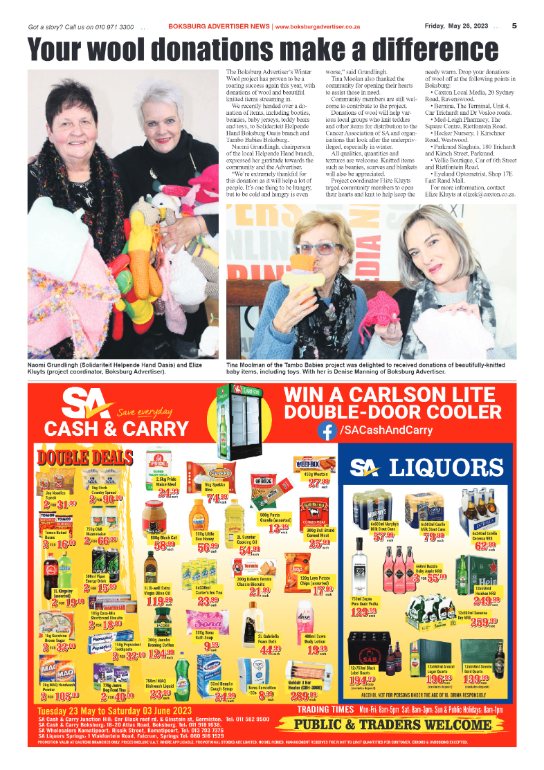 Boksburg Advertiser 26 May 2023 page 5