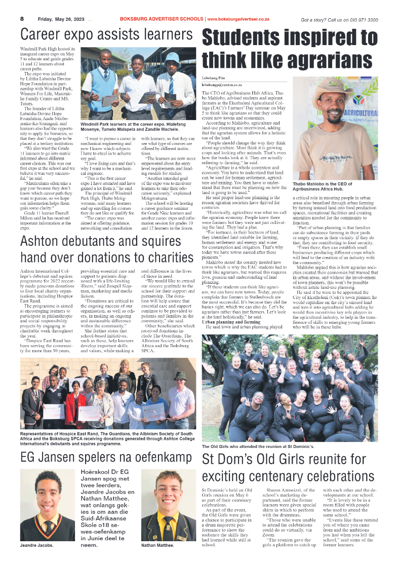 Boksburg Advertiser 26 May 2023 page 8
