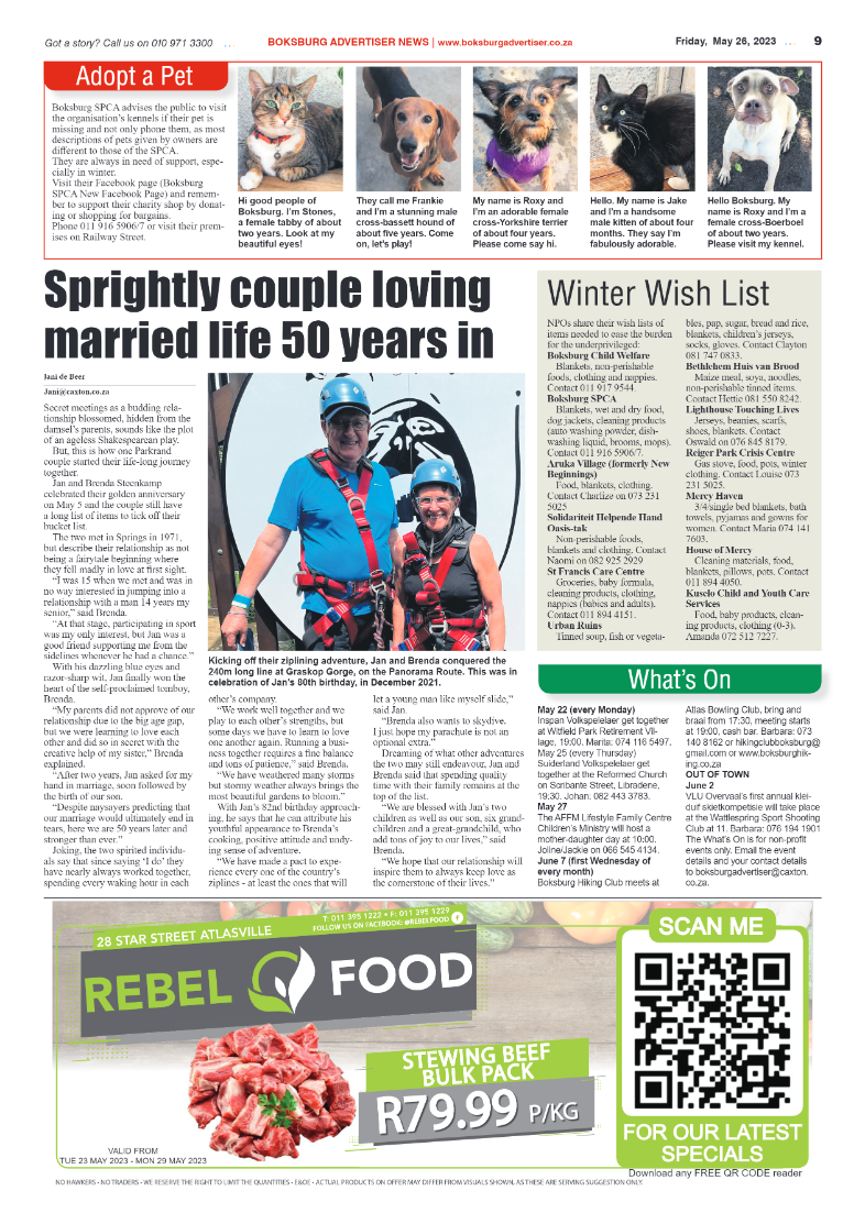 Boksburg Advertiser 26 May 2023 page 9
