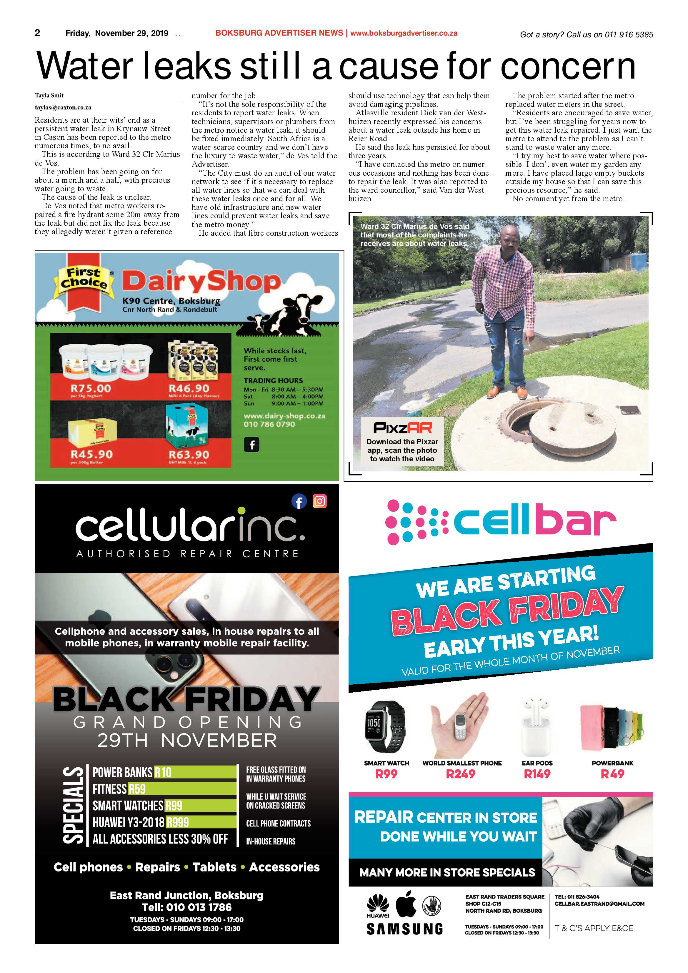 Boksburg Advertiser 26 November 2019 page 2