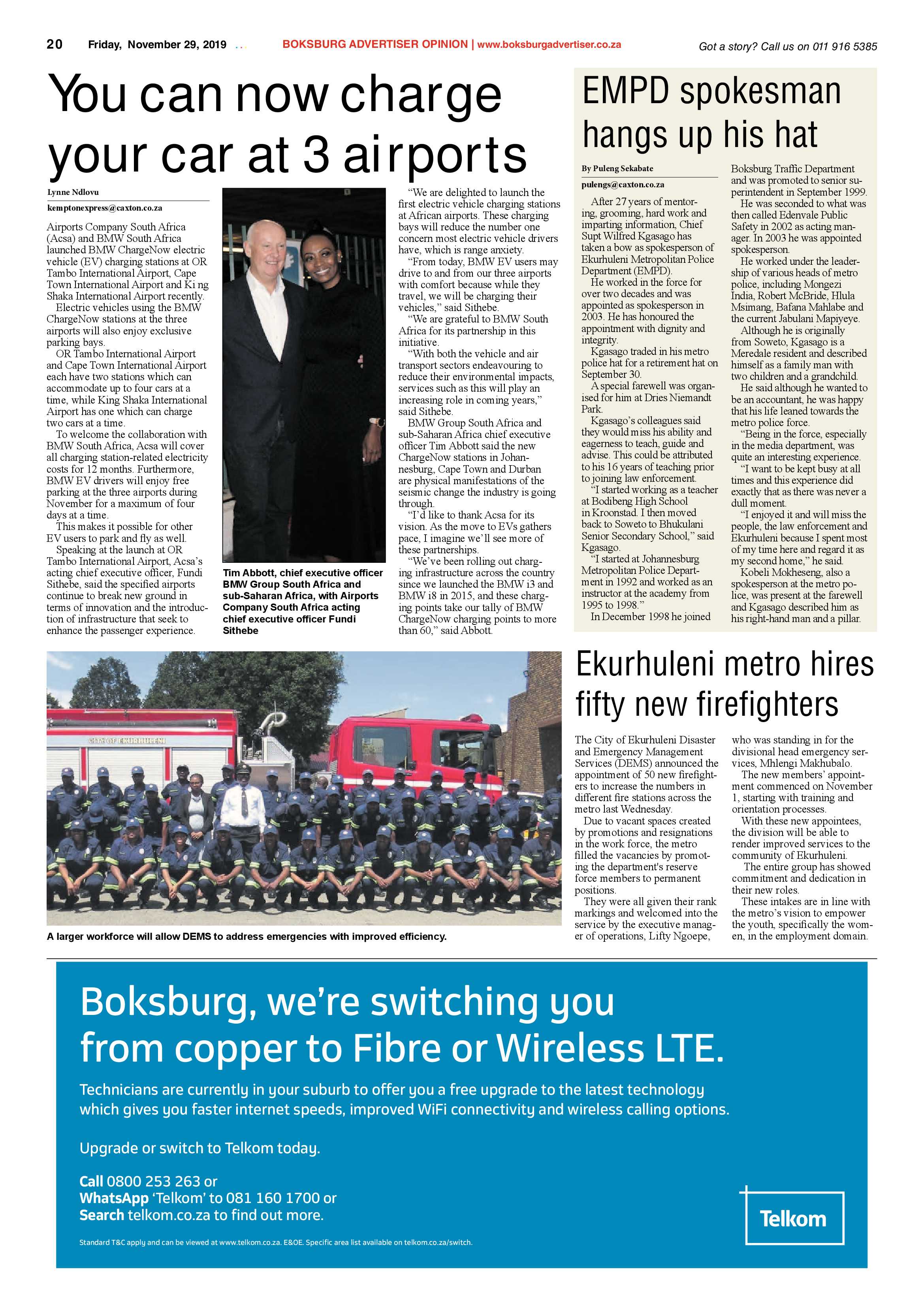 Boksburg Advertiser 26 November 2019 page 20