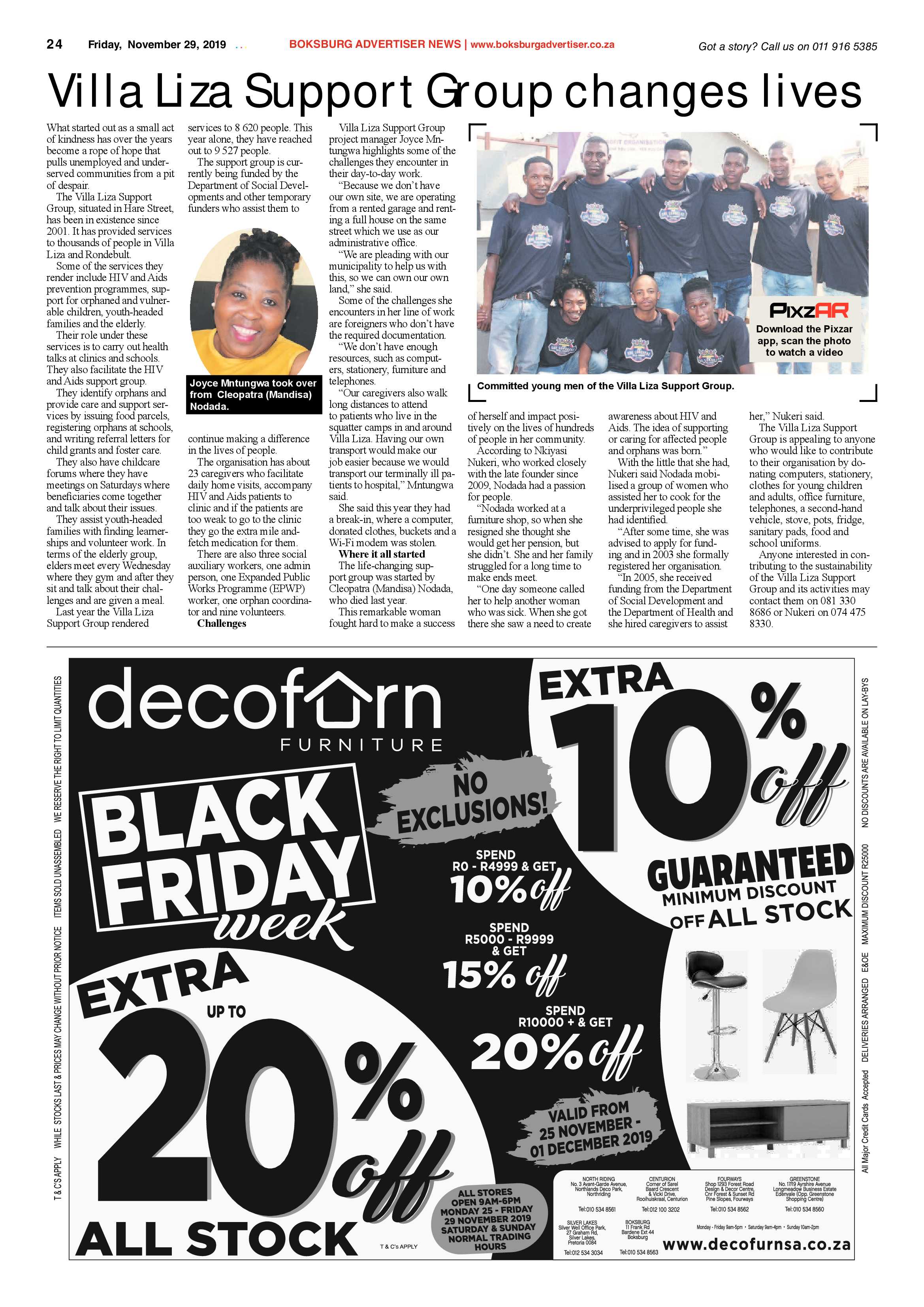 Boksburg Advertiser 26 November 2019 page 24