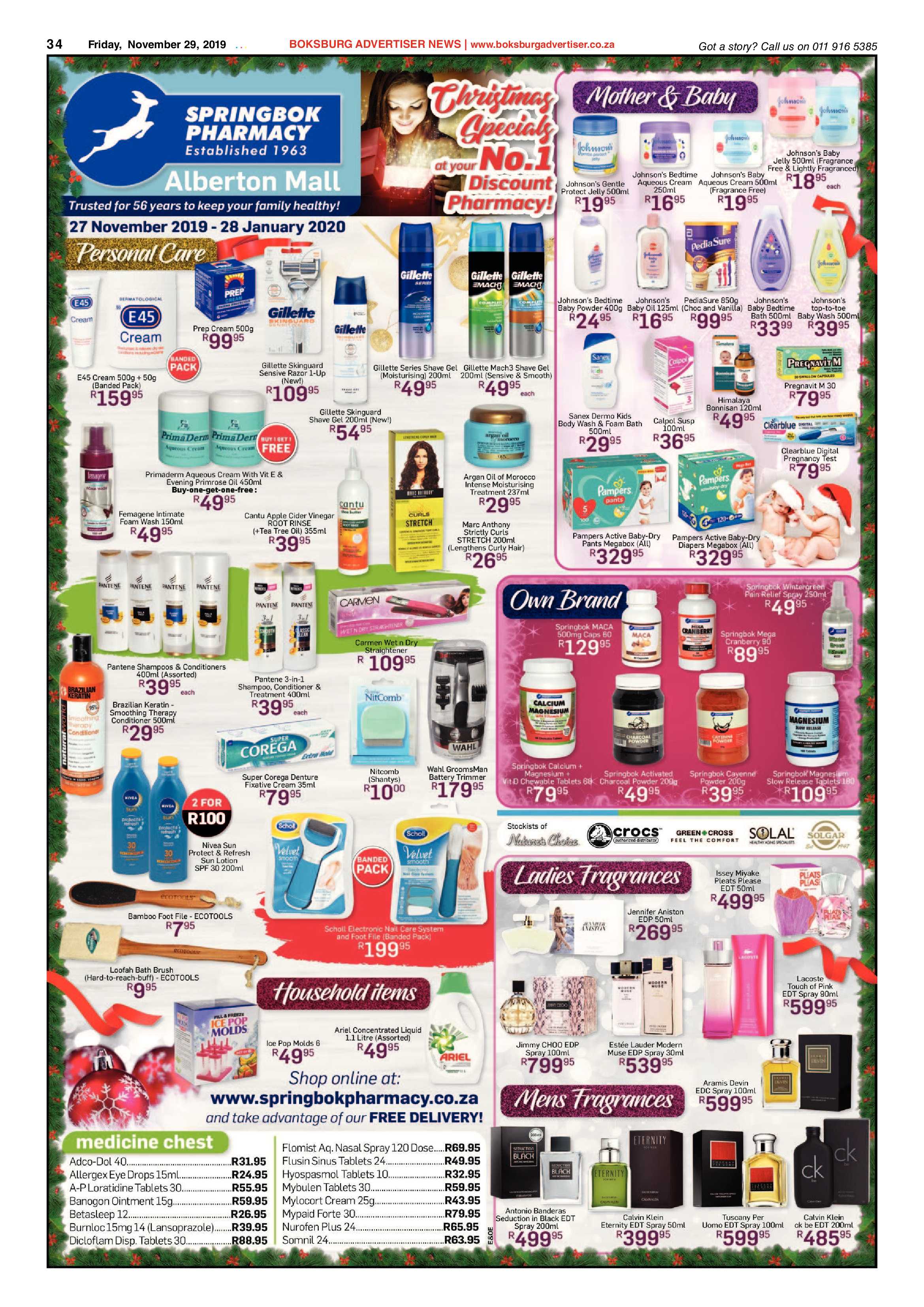 Boksburg Advertiser 26 November 2019 page 34