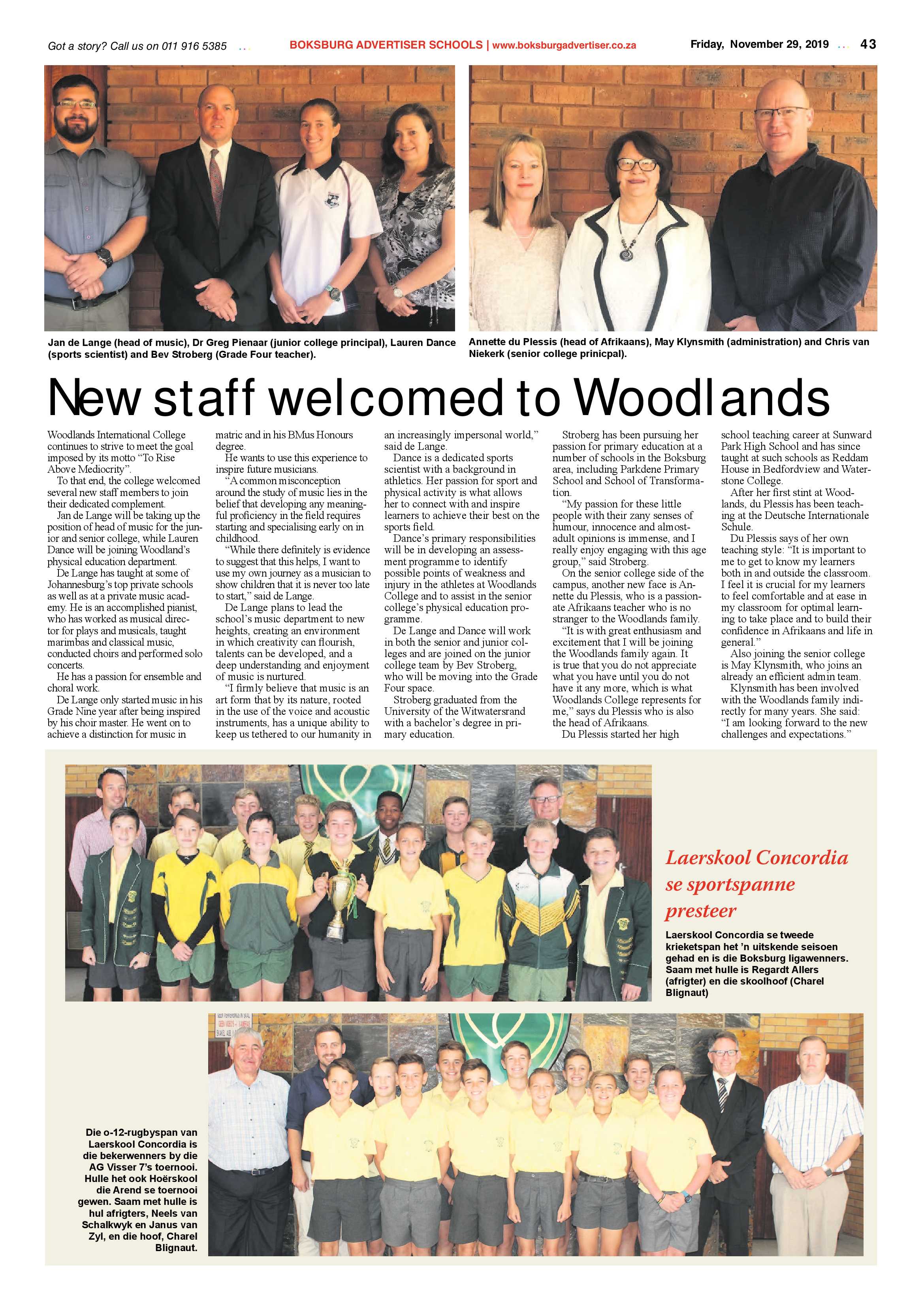 Boksburg Advertiser 26 November 2019 page 43