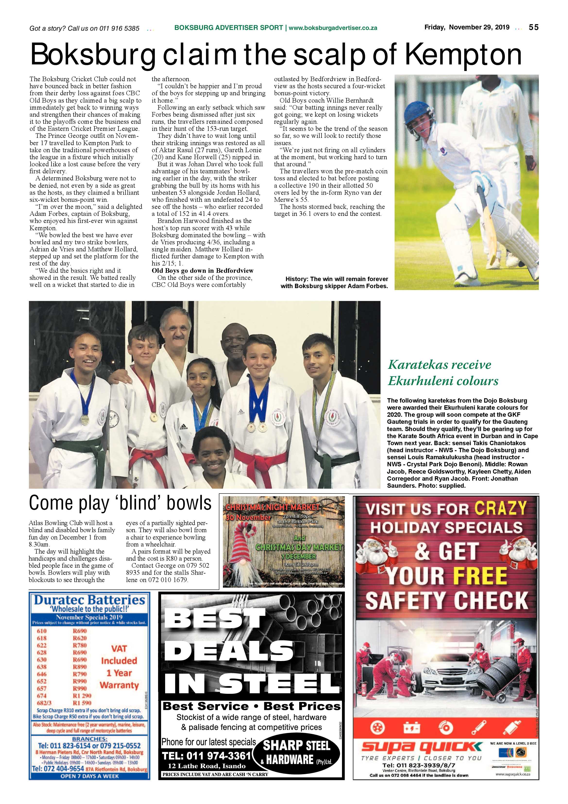 Boksburg Advertiser 26 November 2019 page 55