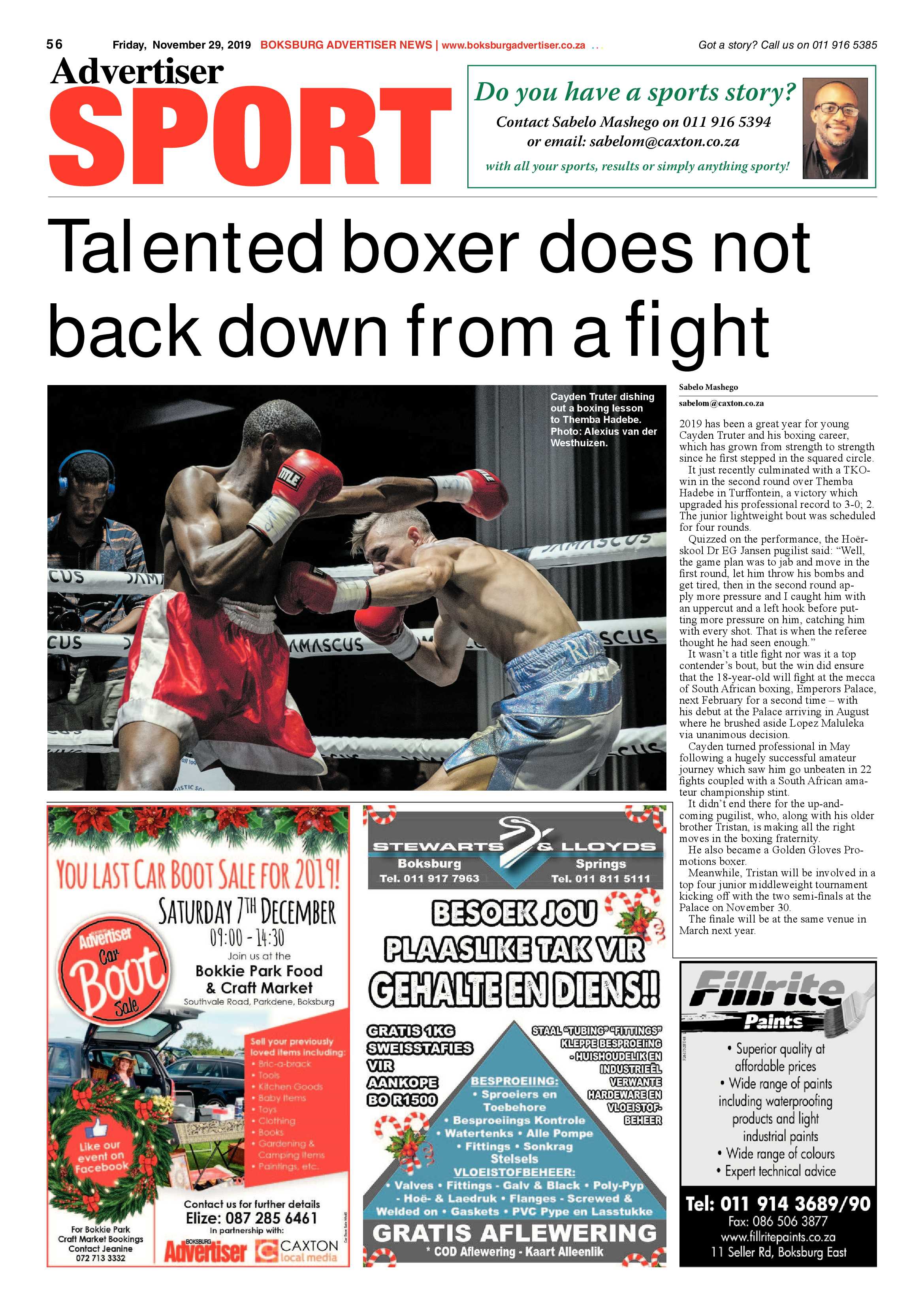 Boksburg Advertiser 26 November 2019 page 56