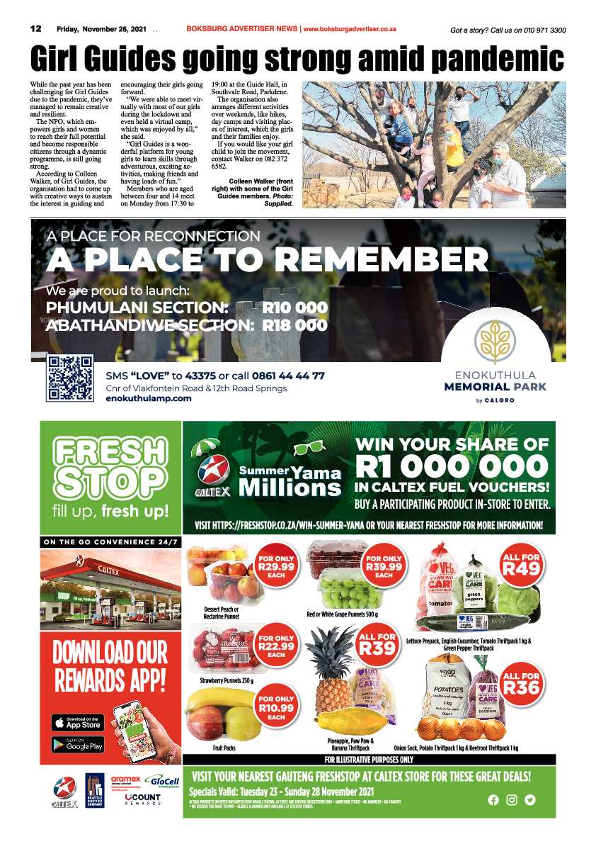 Boksburg Advertiser 26 November 2021 page 12
