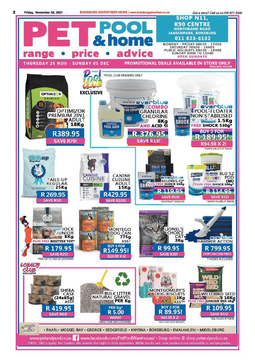 Boksburg Advertiser 26 November 2021 page 2