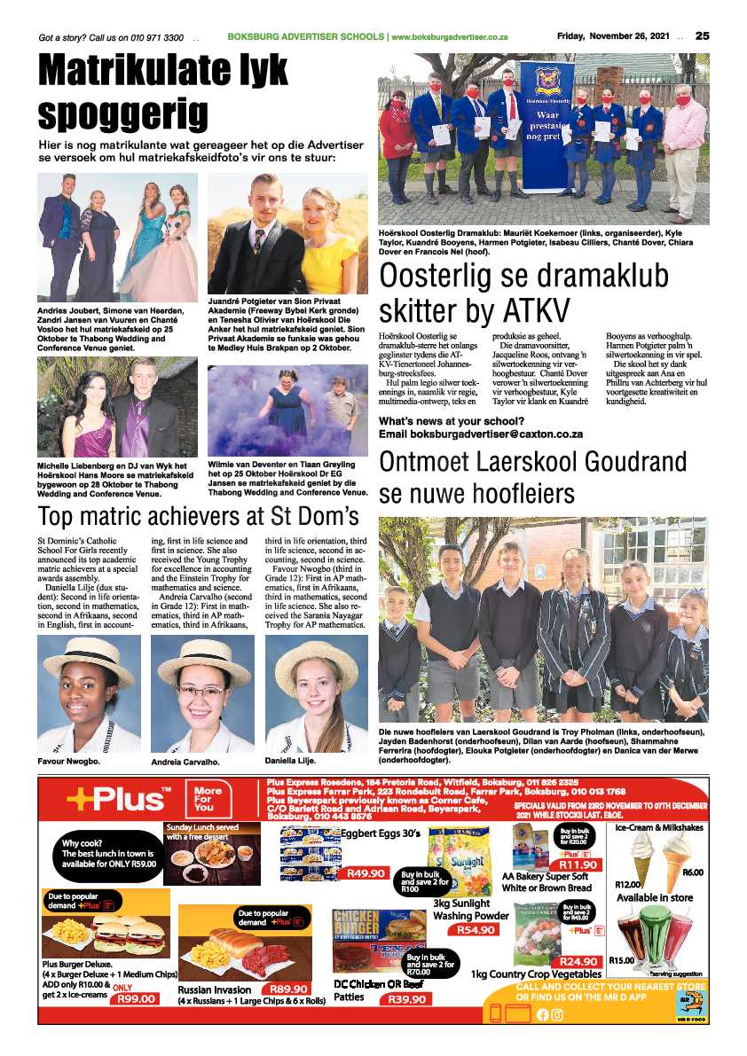 Boksburg Advertiser 26 November 2021 page 25