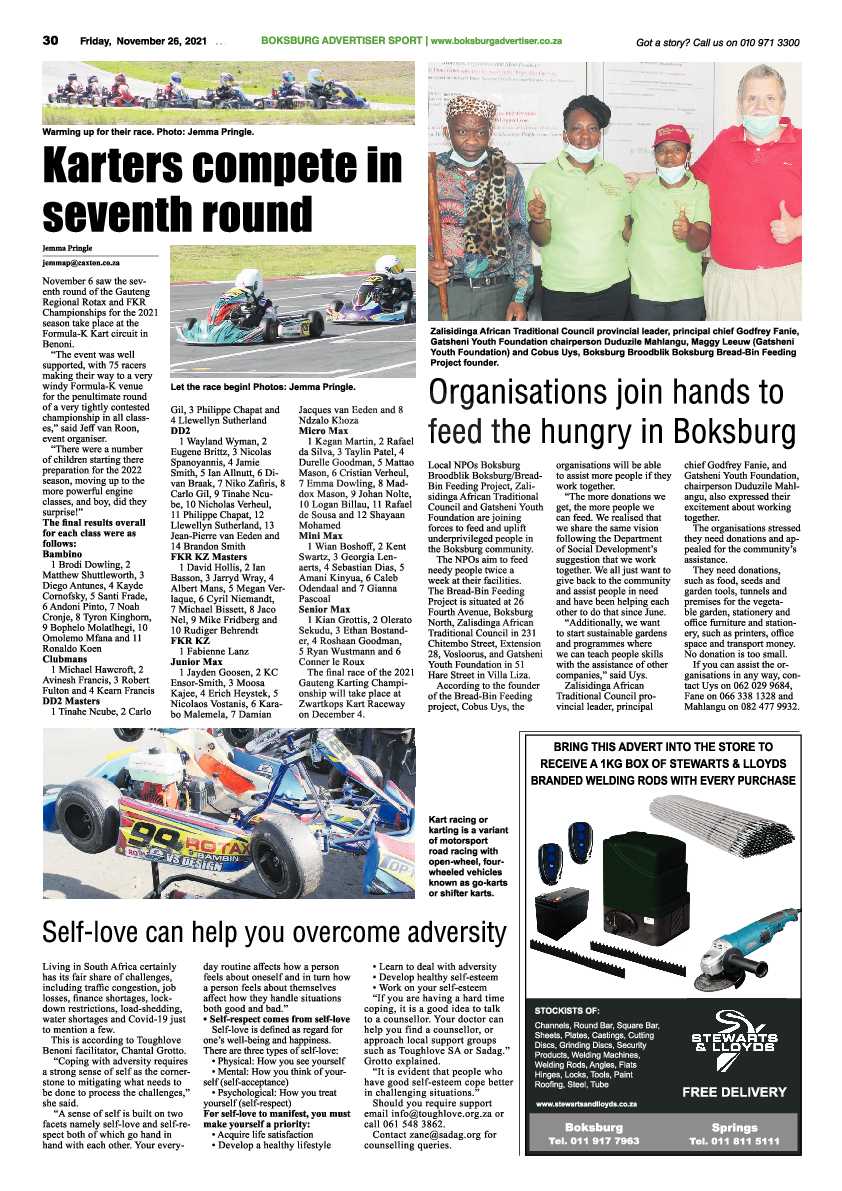 Boksburg Advertiser 26 November 2021 page 30