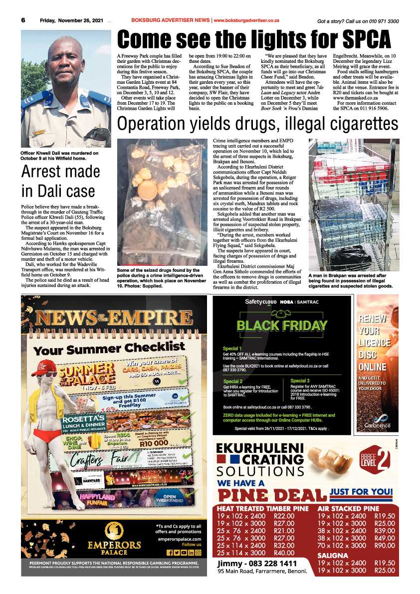 Boksburg Advertiser 26 November 2021 page 6