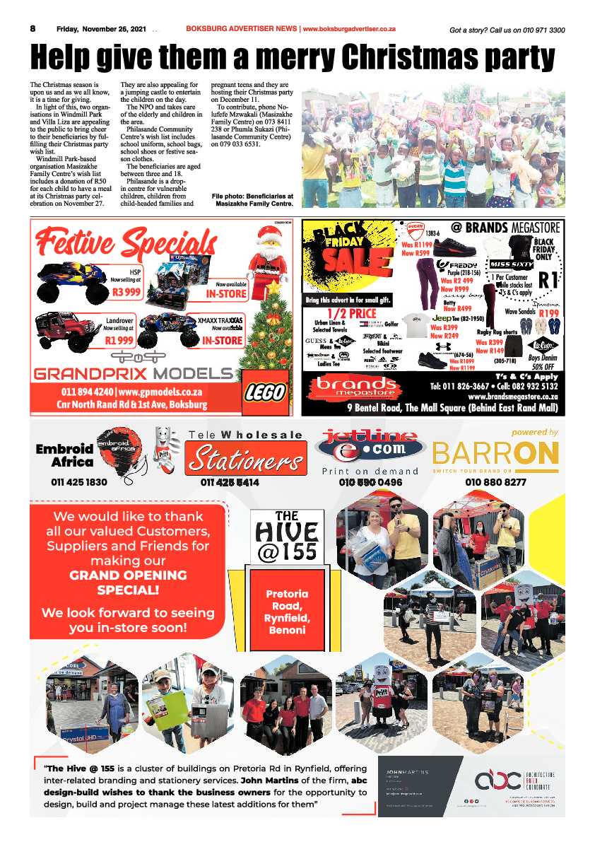Boksburg Advertiser 26 November 2021 page 8