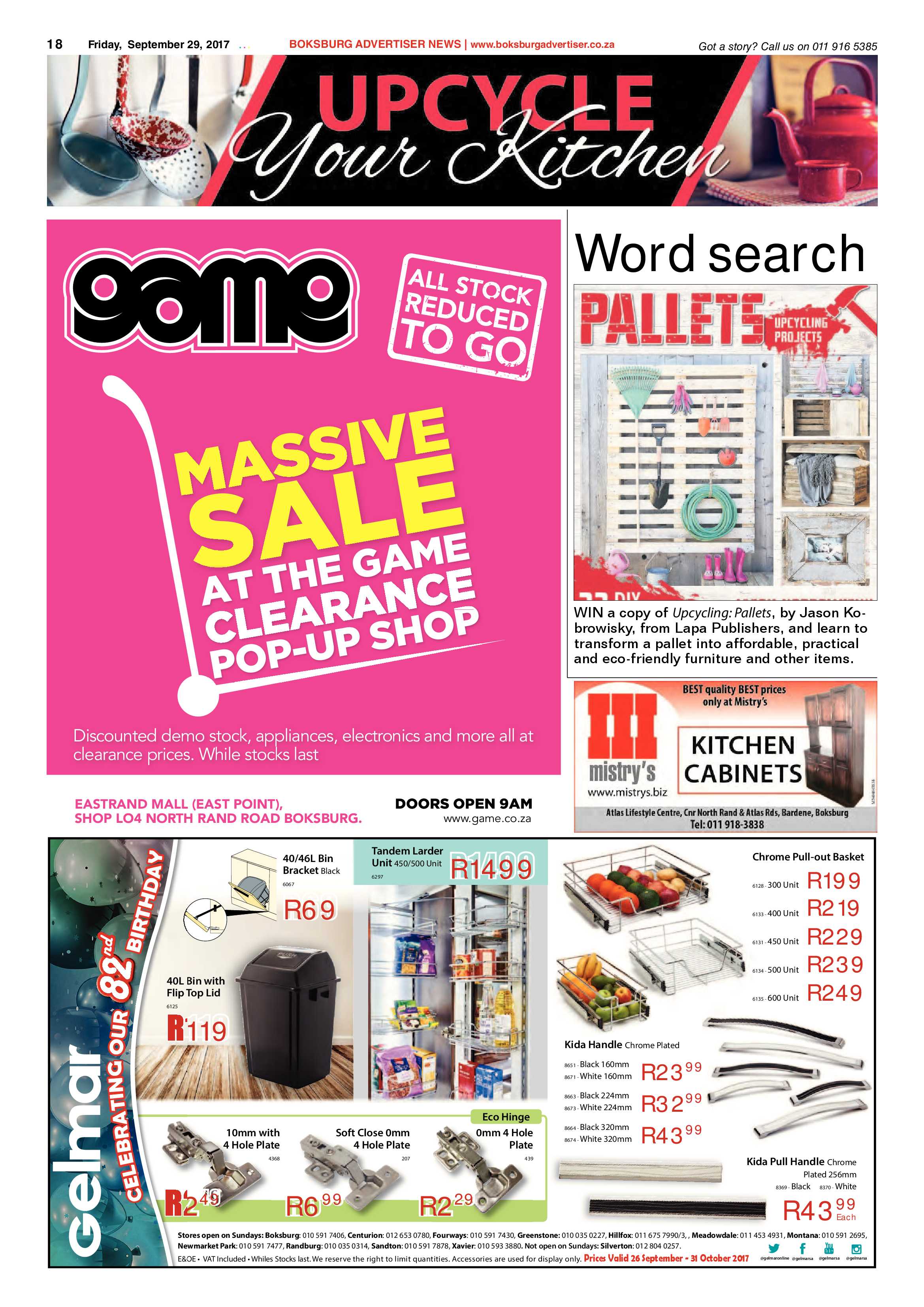 Boksburg Advertiser 26 September 2017 page 18