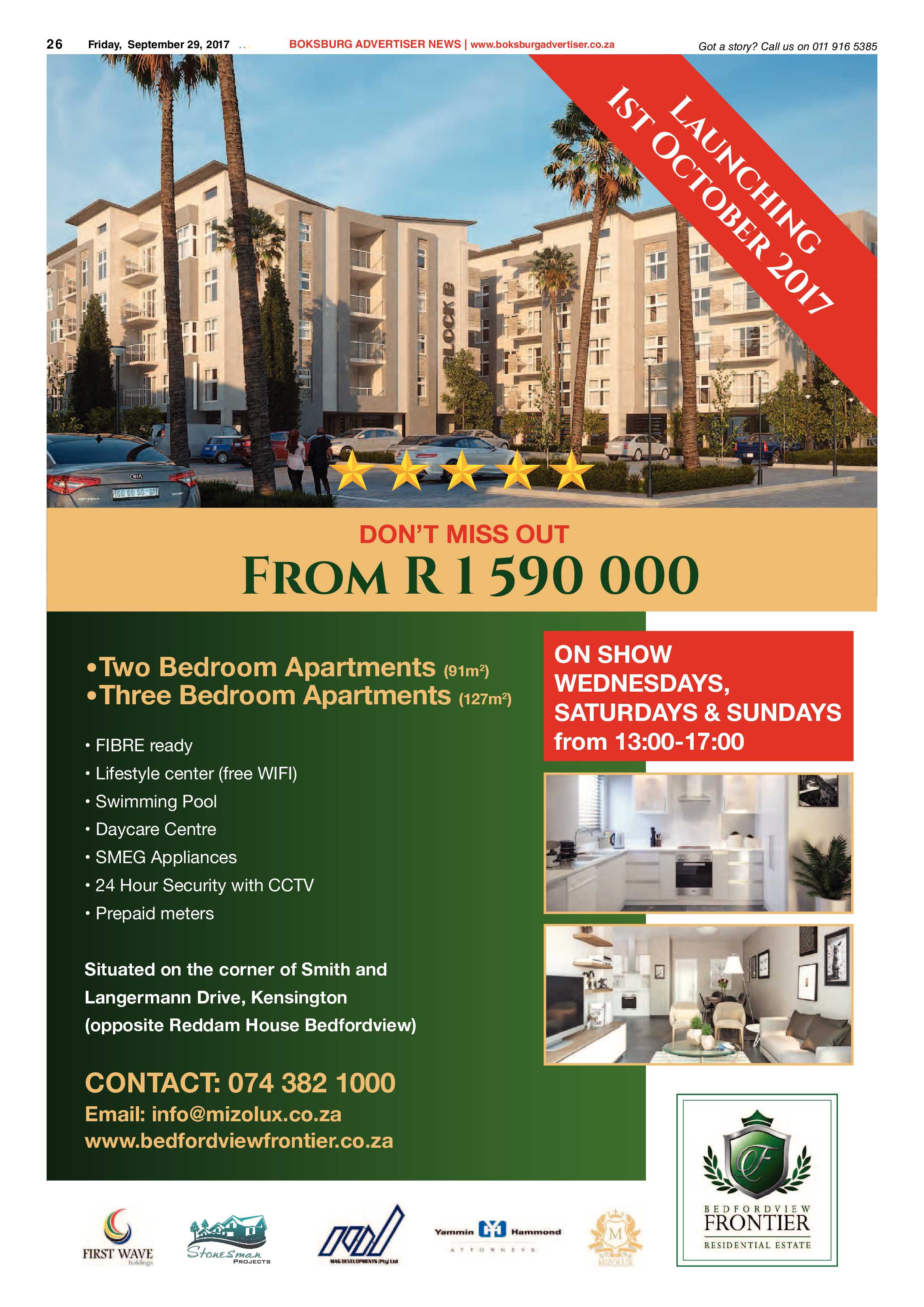Boksburg Advertiser 26 September 2017 page 26