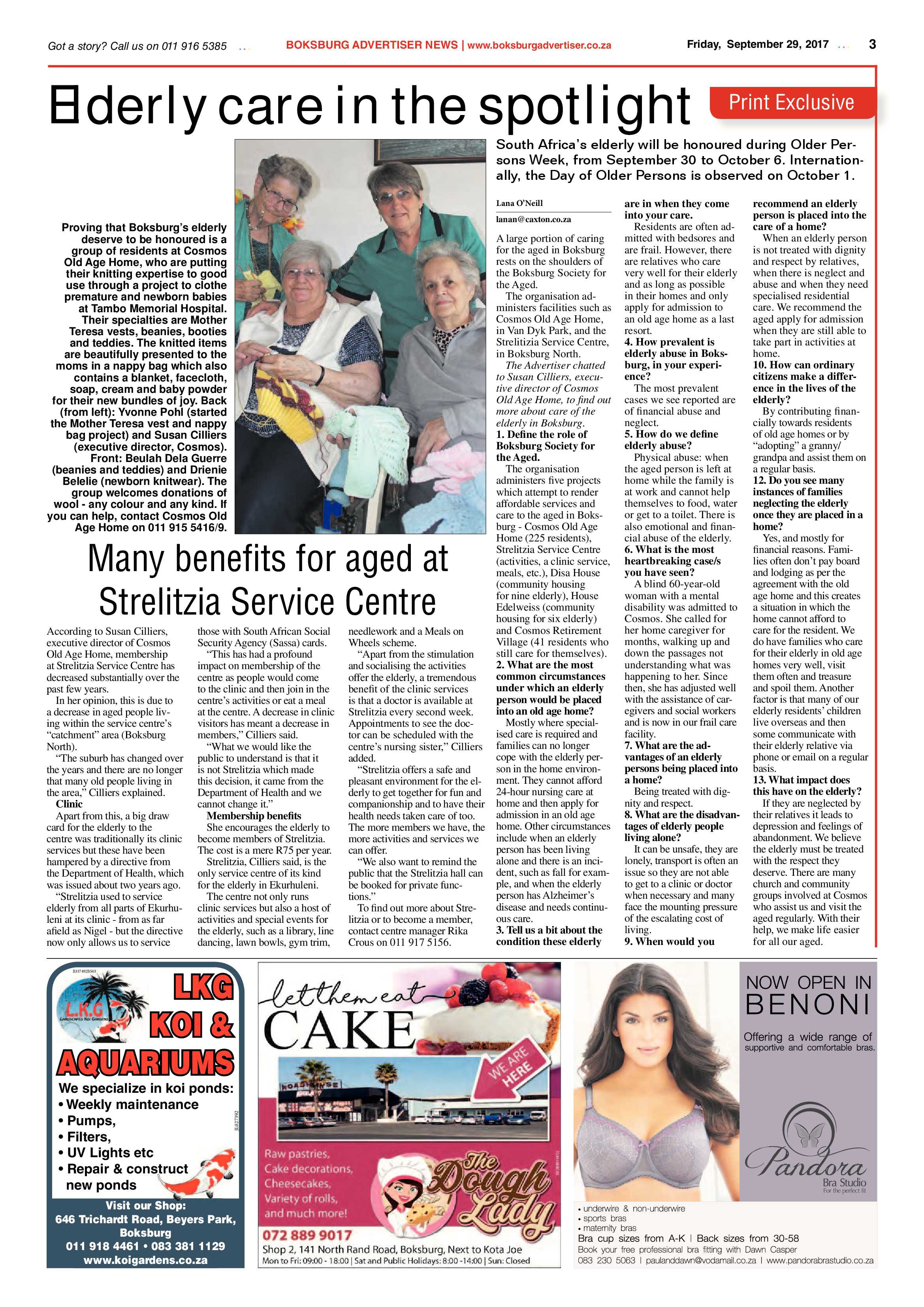 Boksburg Advertiser 26 September 2017 page 3