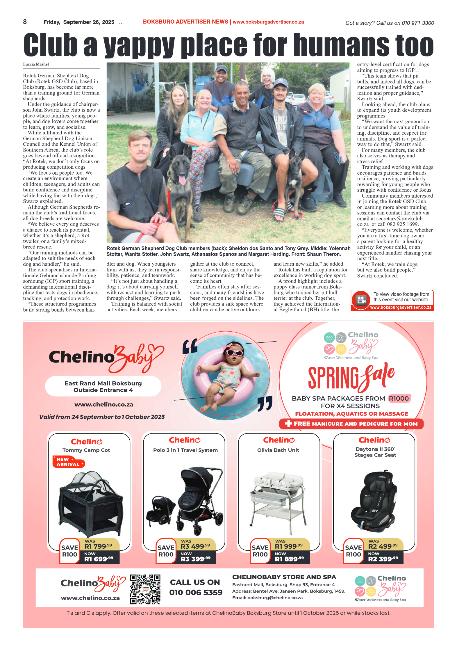 Boksburg Advertiser 26 September 2025 page 8
