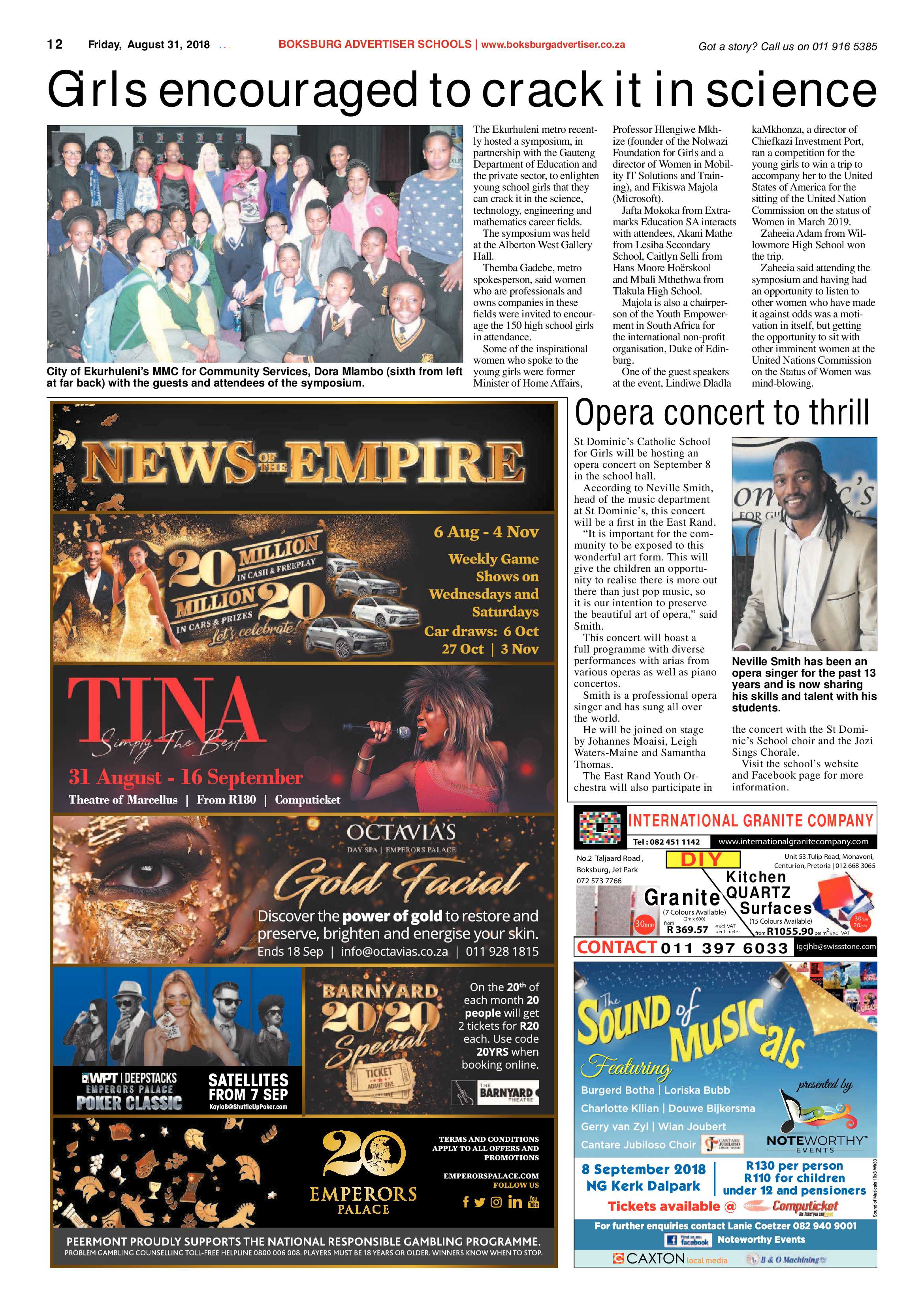 Boksburg Advertiser 28 August 2018 page 12