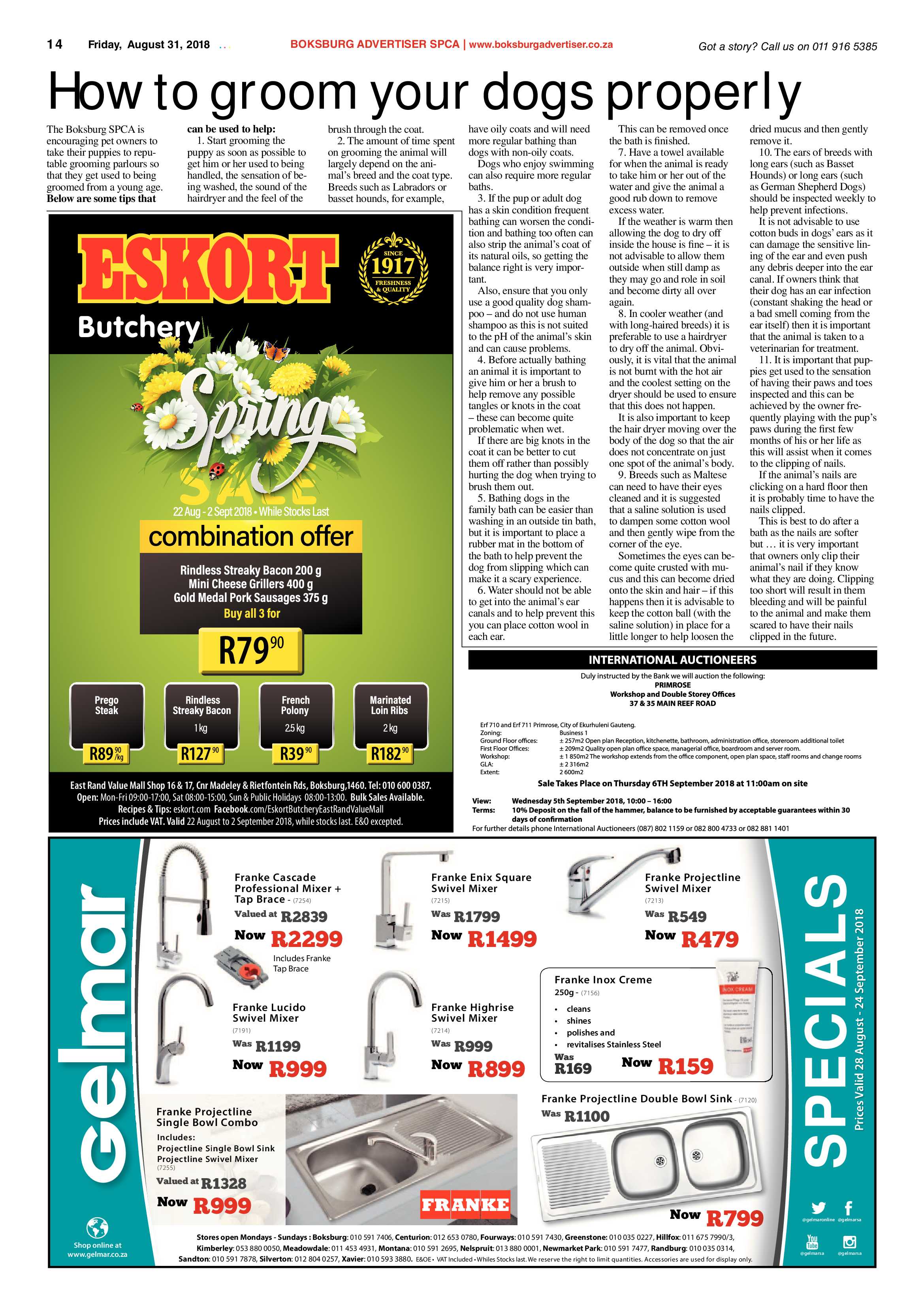 Boksburg Advertiser 28 August 2018 page 14