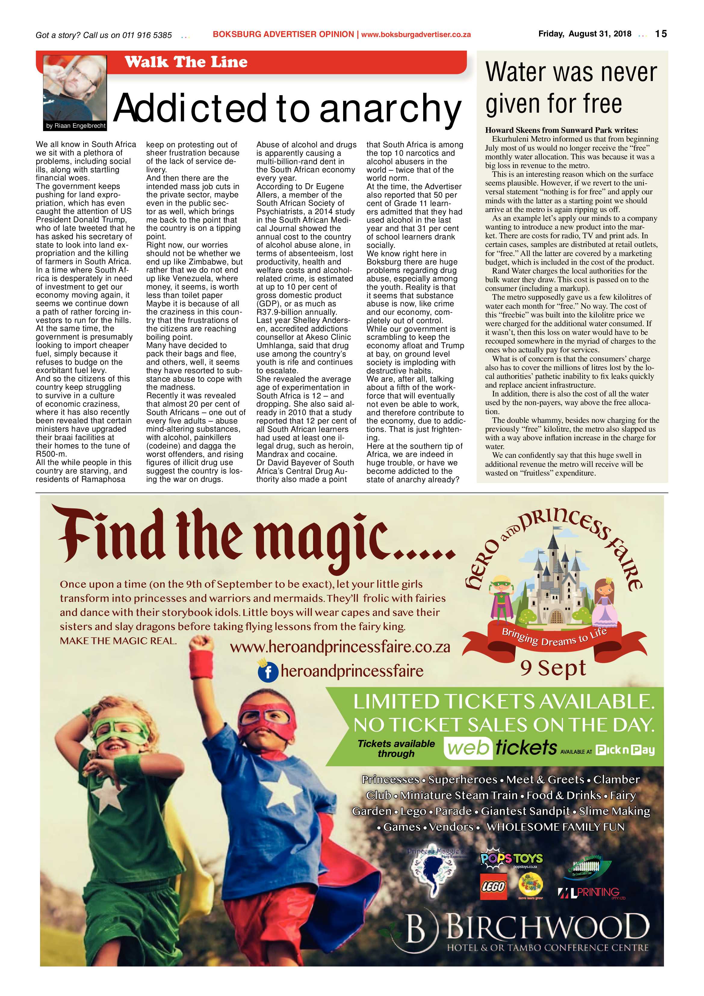 Boksburg Advertiser 28 August 2018 page 15