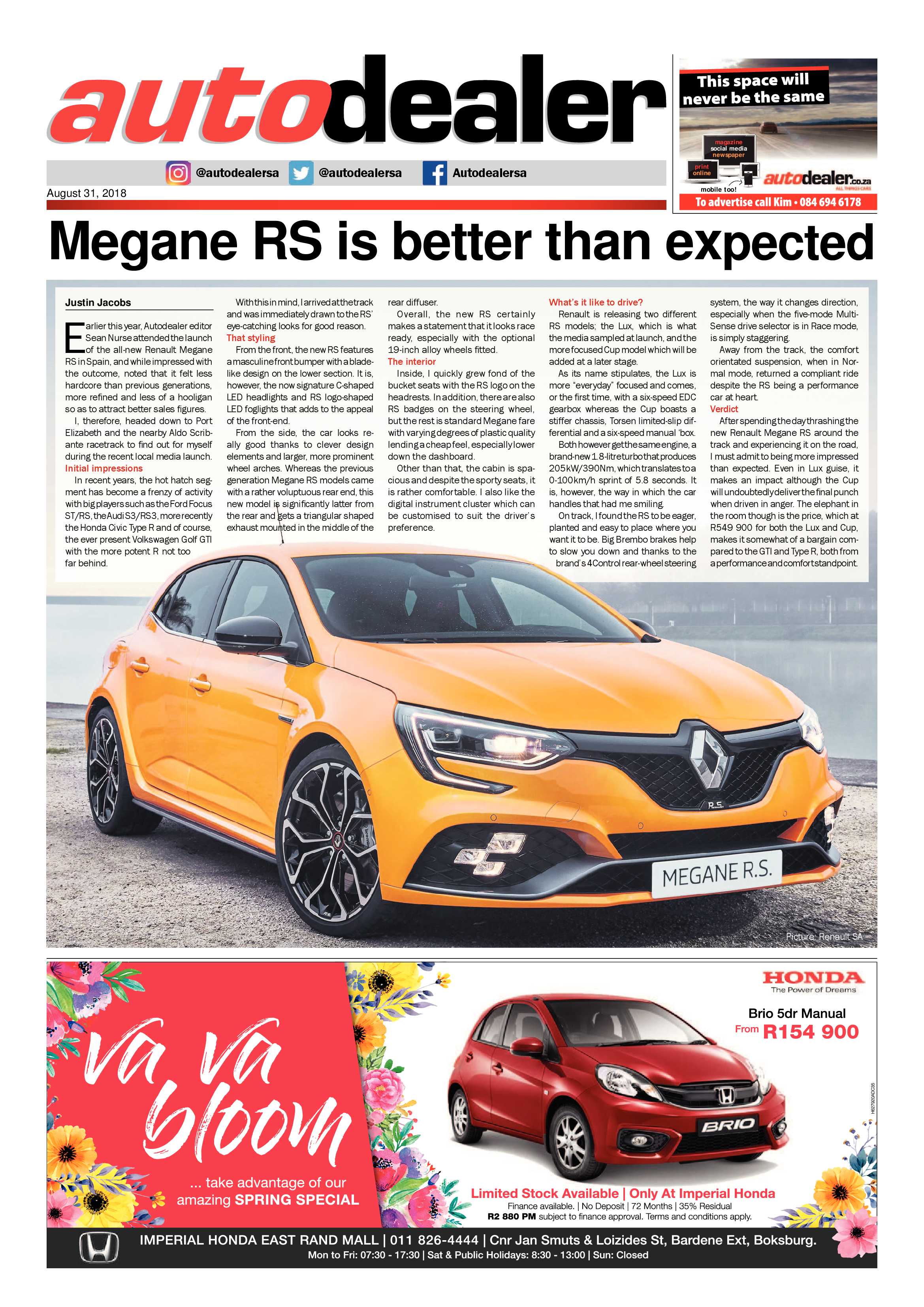 Boksburg Advertiser 28 August 2018 page 23