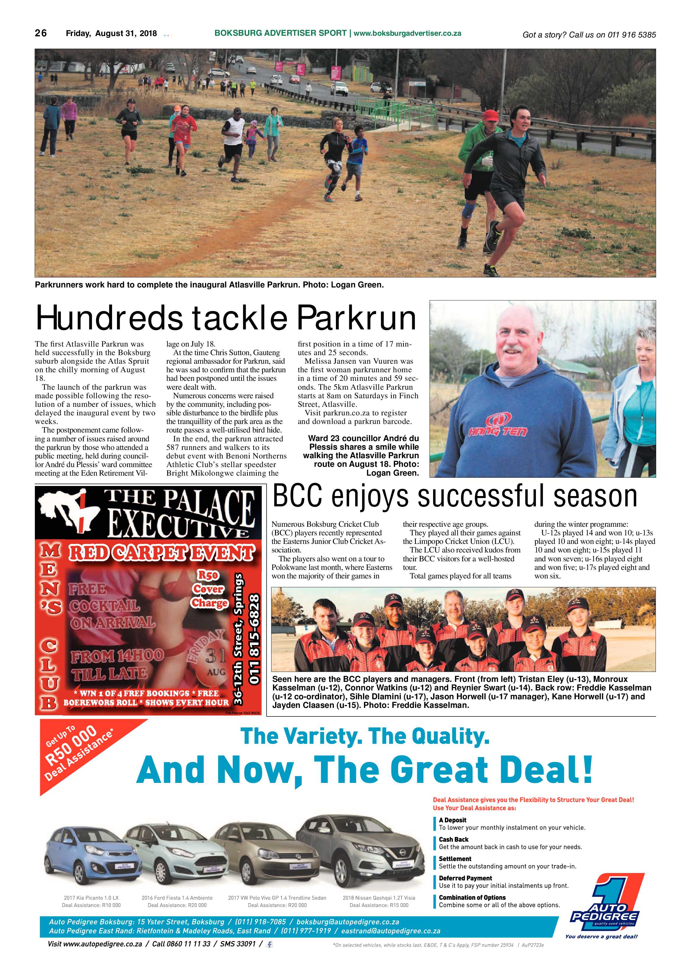 Boksburg Advertiser 28 August 2018 page 26