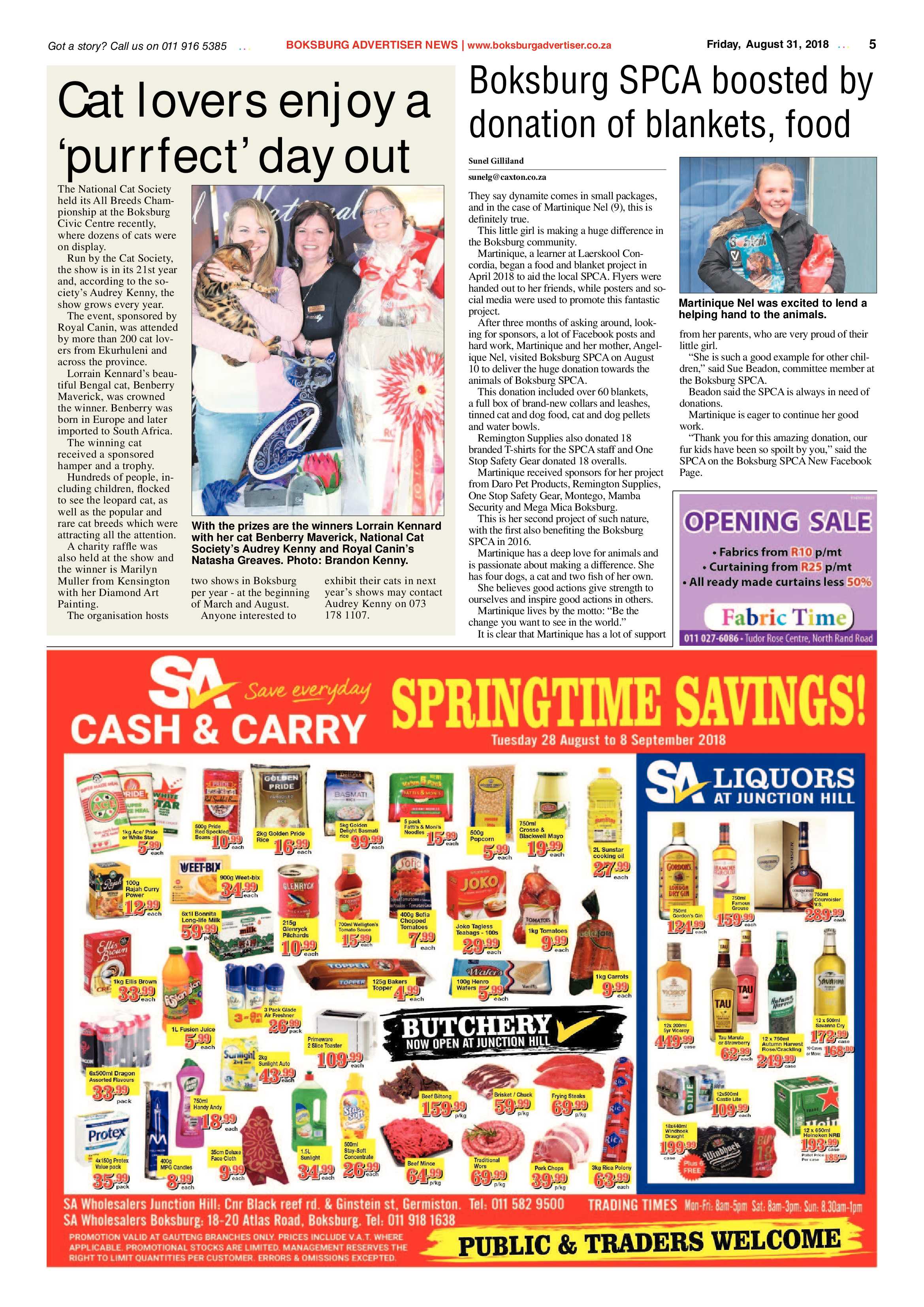 Boksburg Advertiser 28 August 2018 page 5