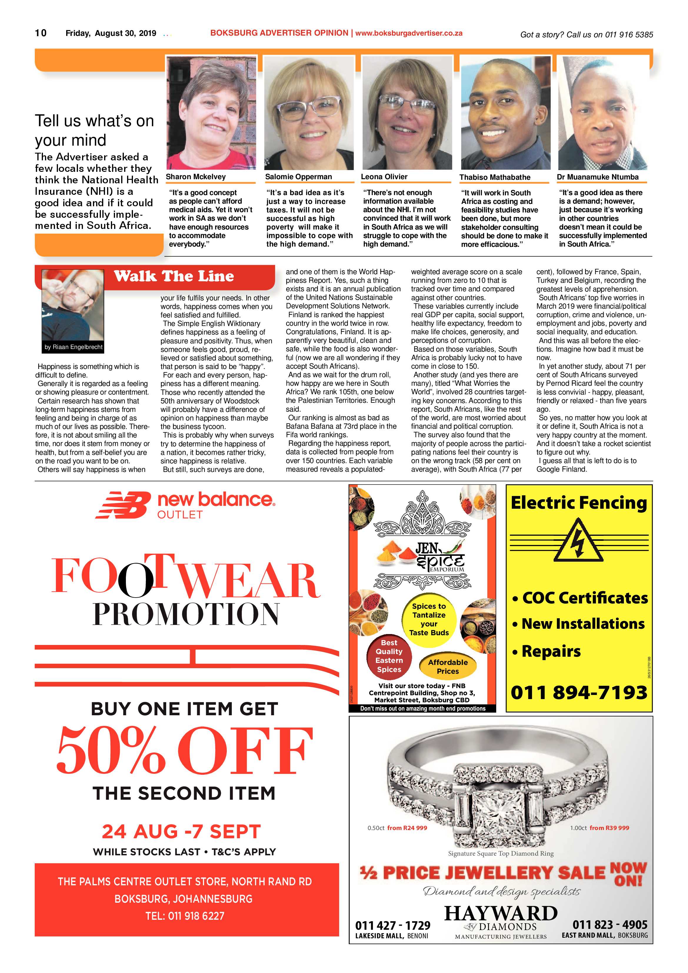 Boksburg Advertiser 27 August 2019 page 10