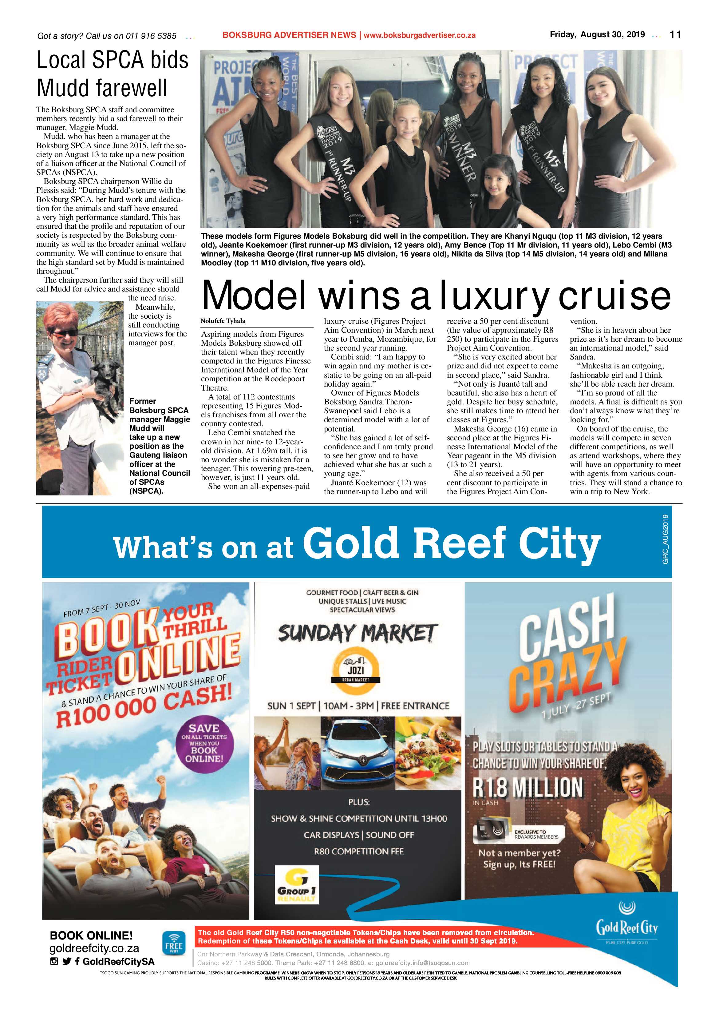 Boksburg Advertiser 27 August 2019 page 11