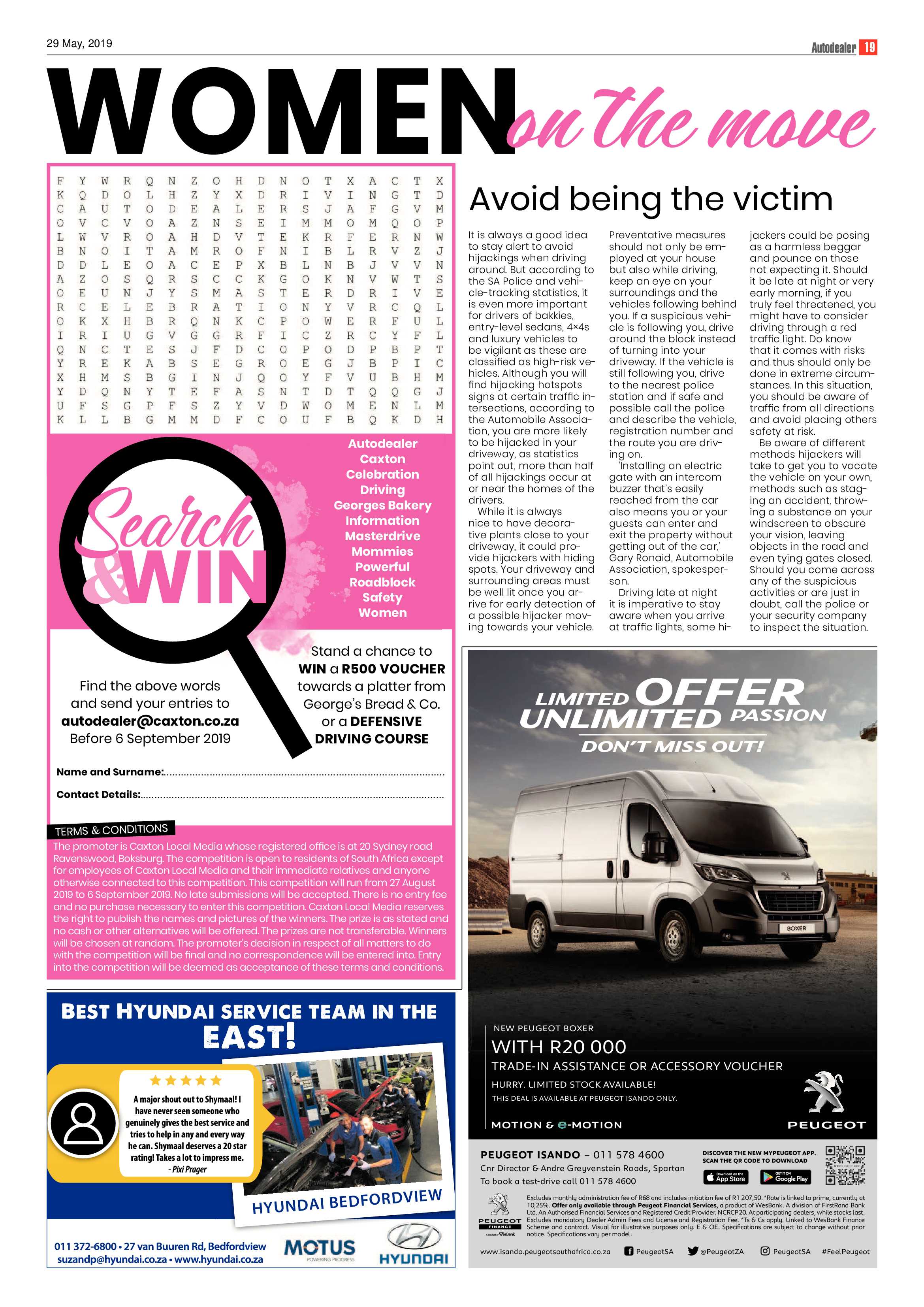 Boksburg Advertiser 27 August 2019 page 19